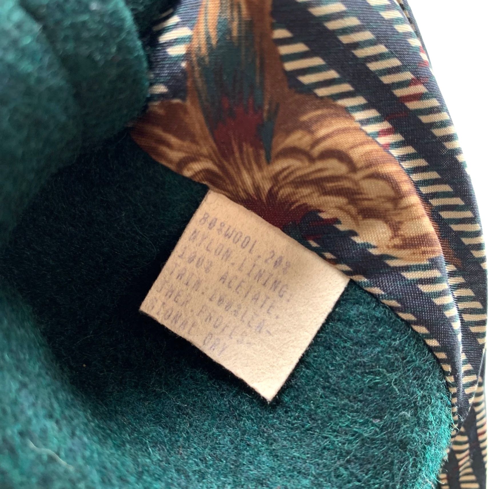 Vintage VINTAGE Joffeld Wool Coat Women L Green Leather Collar Duck Lining USA Union Coat Size L / US 10 / IT 46 - 5 Thumbnail