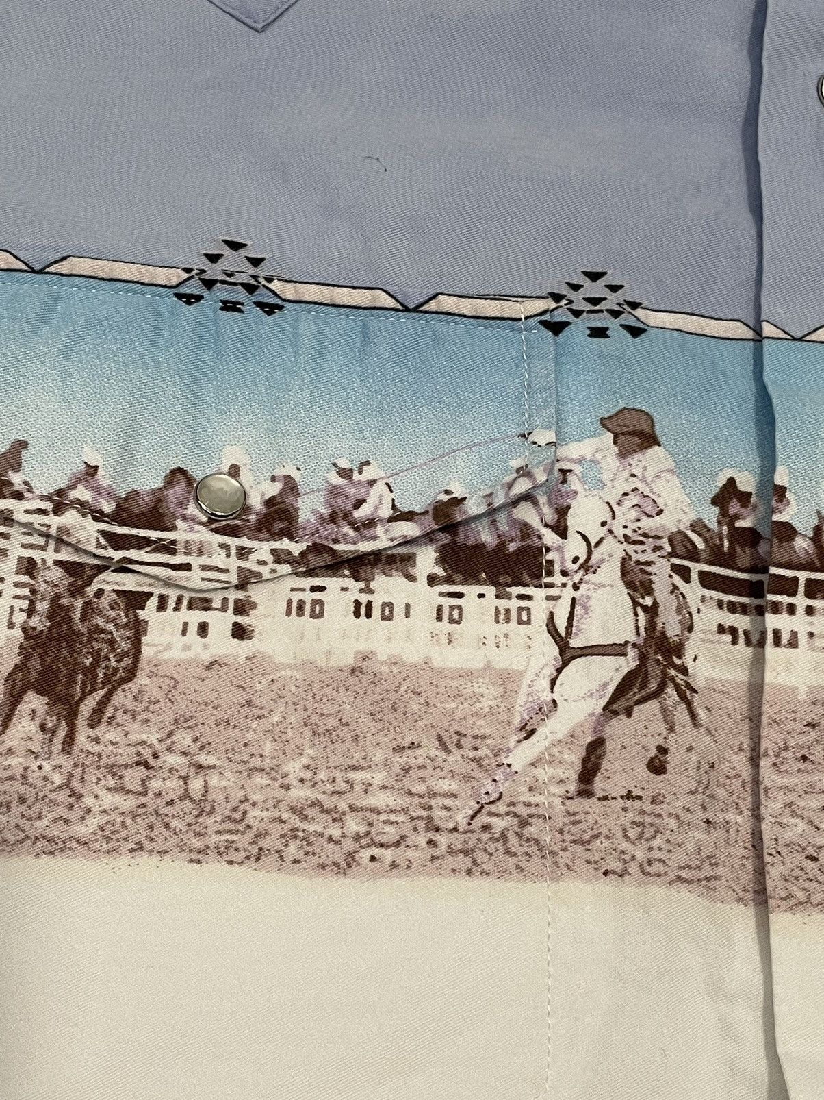 Vintage Vintage Western Rodeo Pearl Snap Shirt Size US M / EU 48-50 / 2 - 9 Thumbnail