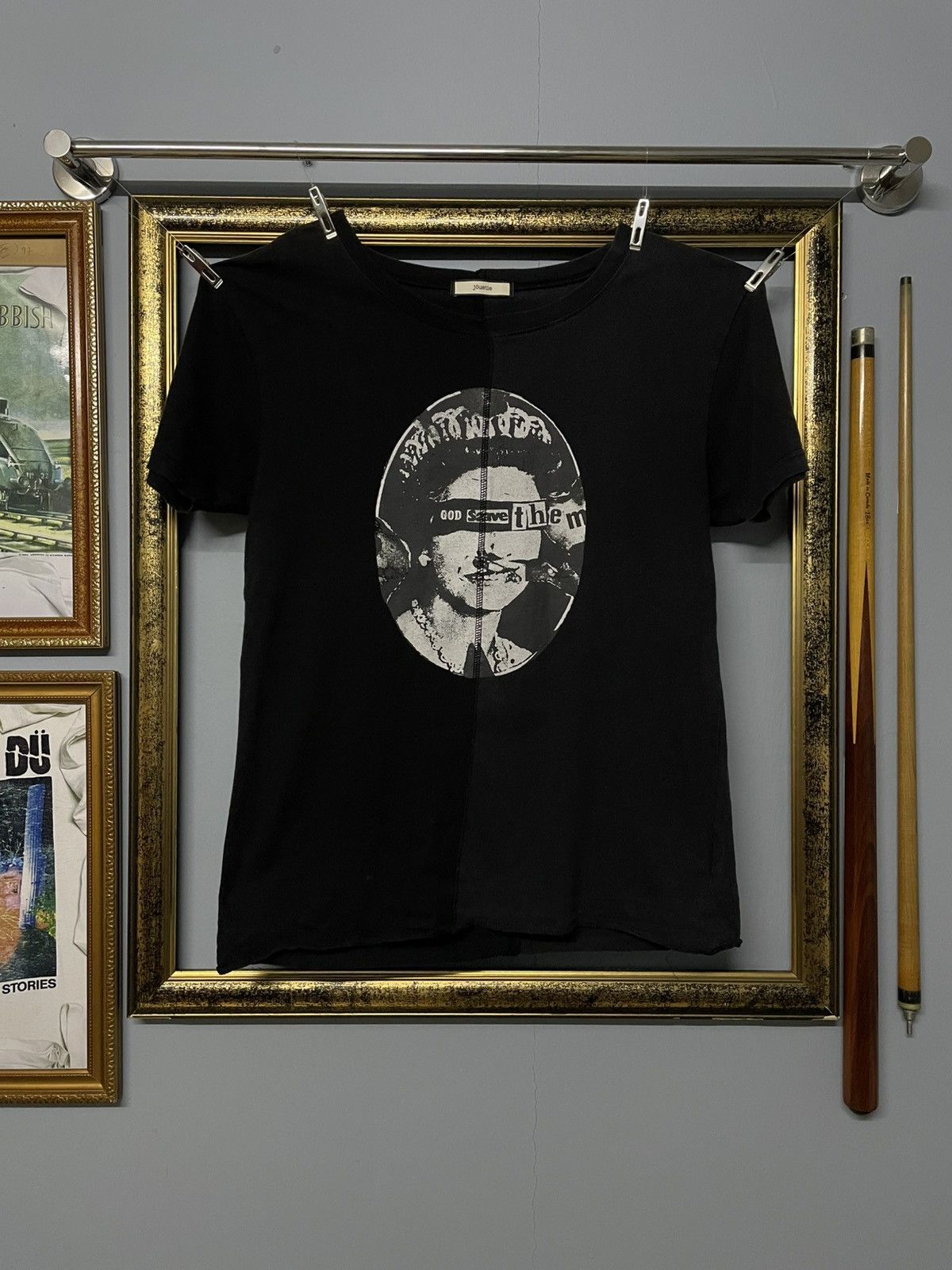 Vintage Japan Designer Joutie God Save The Queen Punk Tshirt
