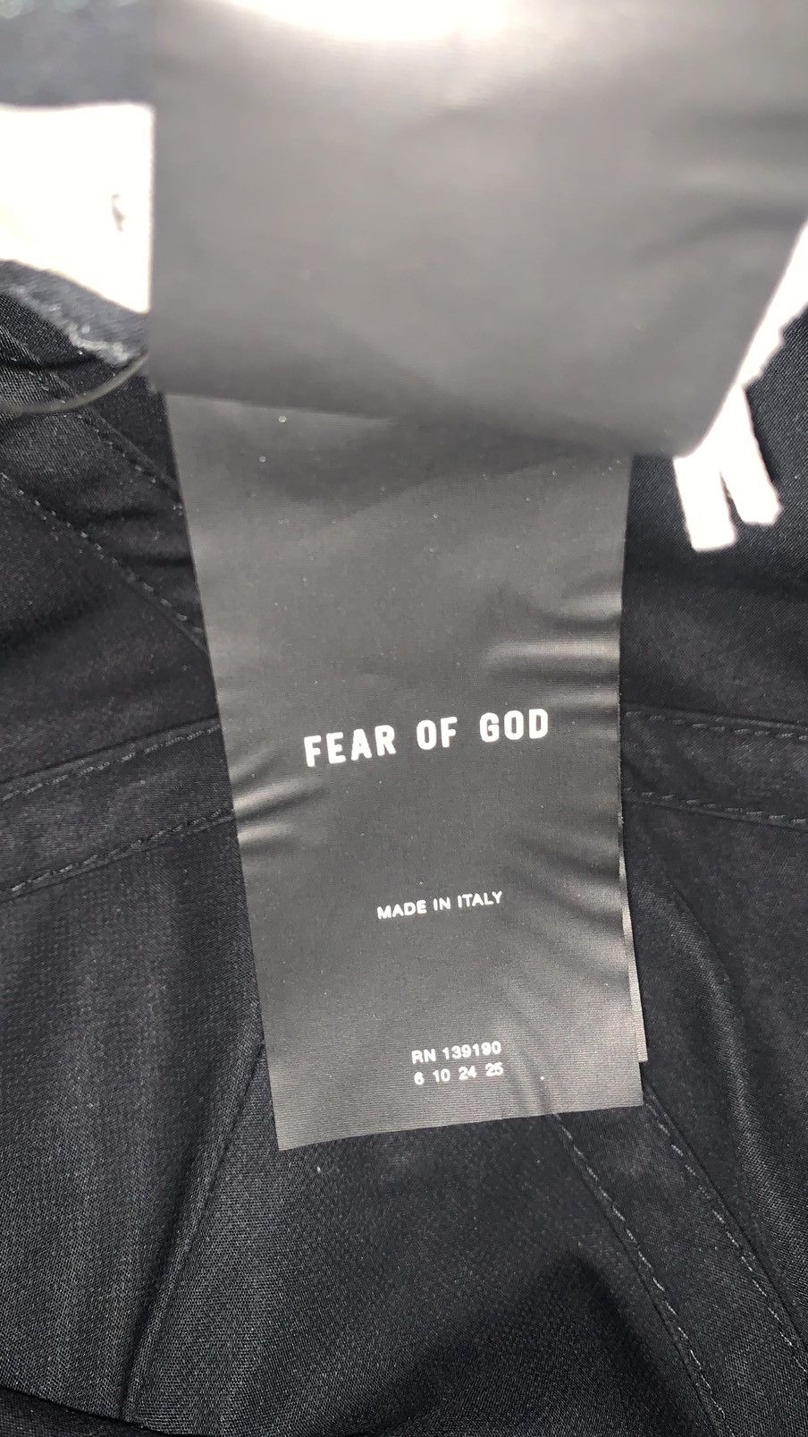 Fear of God Fear of god eternal flocked cotton baseball cap Size ONE SIZE - 7 Thumbnail