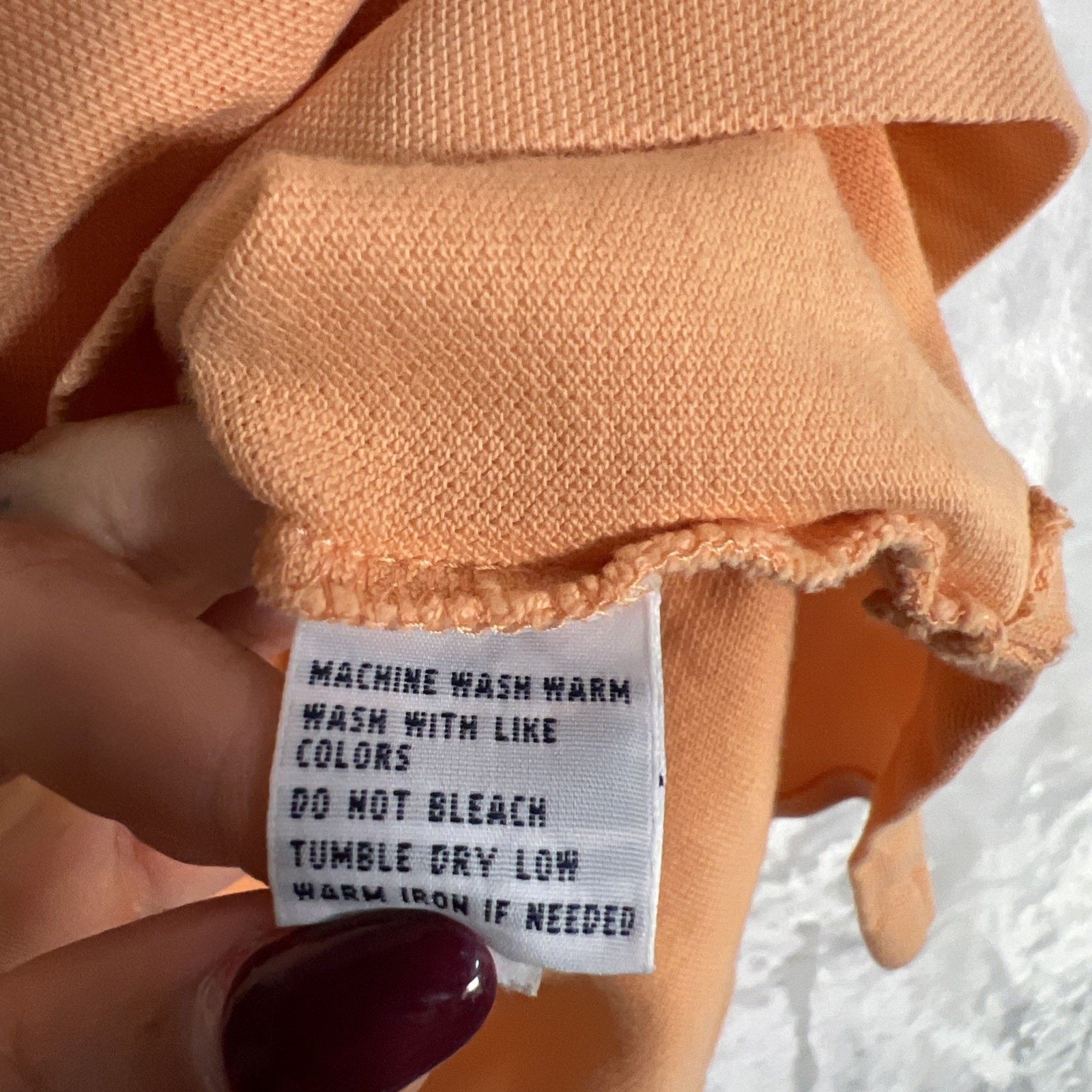 Polo Ralph Lauren Polo Ralph Lauren Men's Melon Peach Cotton Polo Shirt Large Size US L / EU 52-54 / 3 - 10 Thumbnail