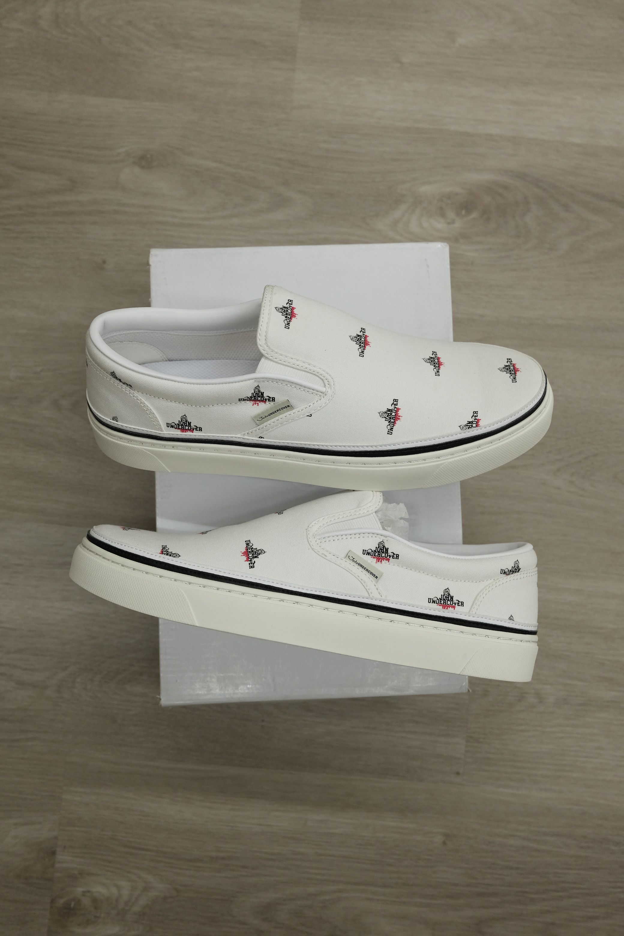 John Undercover John UNDERCOVER Printed Slip On Shoes XL Size US 10.5 / EU 43-44 - 1 Thumbnail