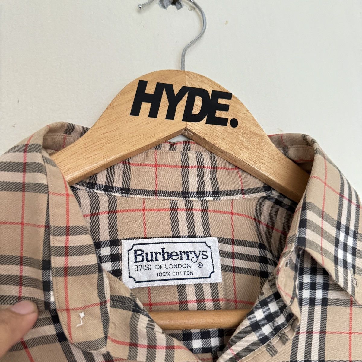 Burberry × Burberry Prorsum × Vintage 🔥VINTAGE BURBERRY SHIRT NOVA CHECK Size US S / EU 44-46 / 1 - 2 Thumbnail