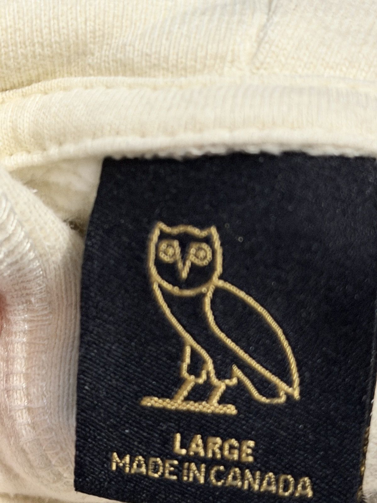 Drake *RARE* OVO CREAM CLASSIC OWL HOODIE FIRST DROP Size US L / EU 52-54 / 3 - 7 Thumbnail