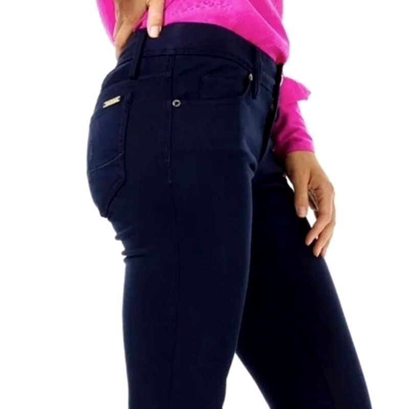 Lilly Pulitzer Lilly Pulitzer Navy Blue Jeans | Size 00 Size 24" / US 00 / IT 34 - 7 Thumbnail