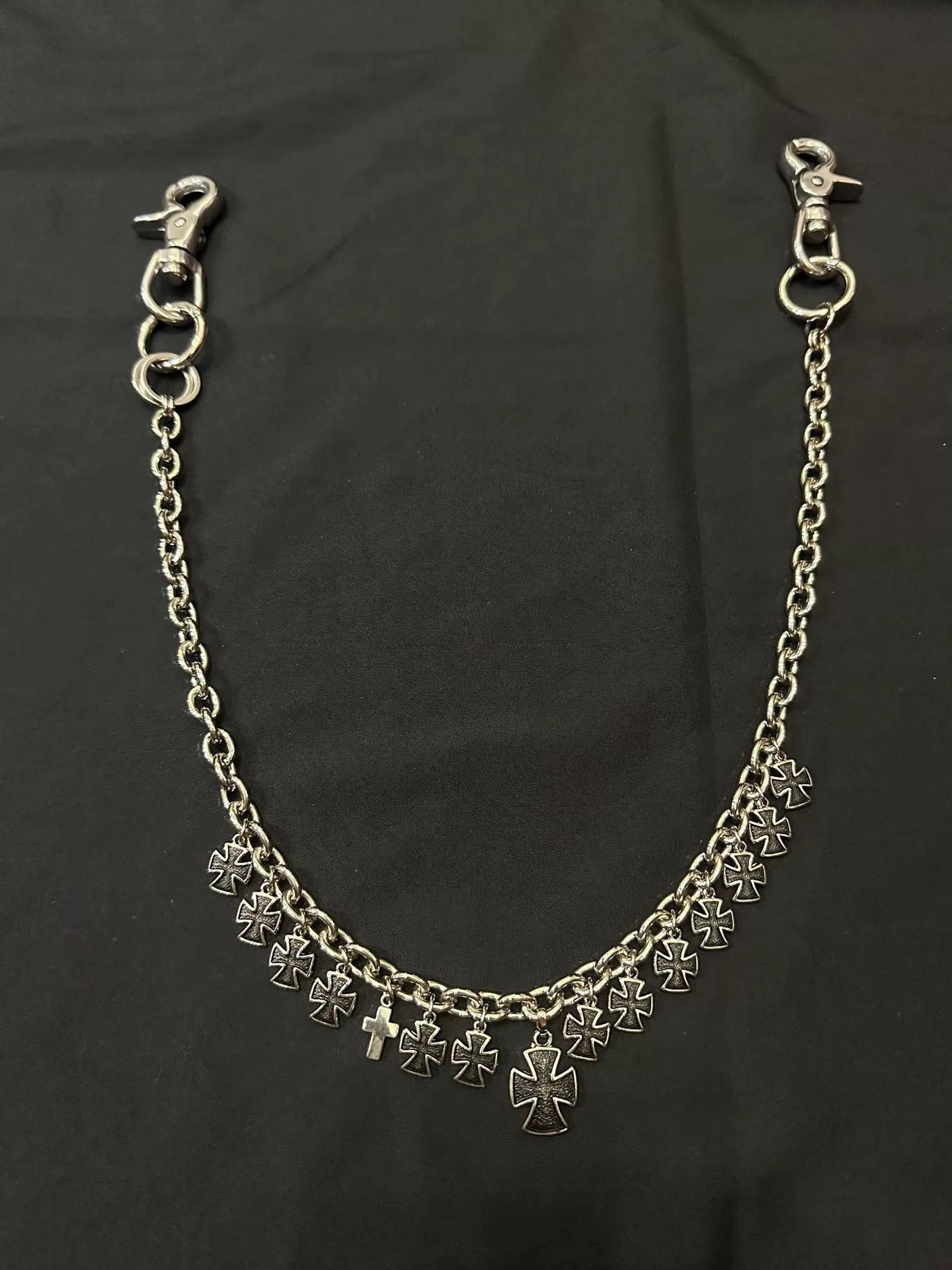 Vintage Vintage 90s Cross Pendant Pants Chain Size ONE SIZE - 1 Thumbnail