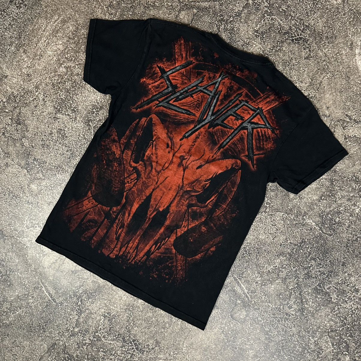 Band Tees × Other × Vintage Vintage Slayer Tee Big Logo Size US M / EU 48-50 / 2 - 7 Thumbnail