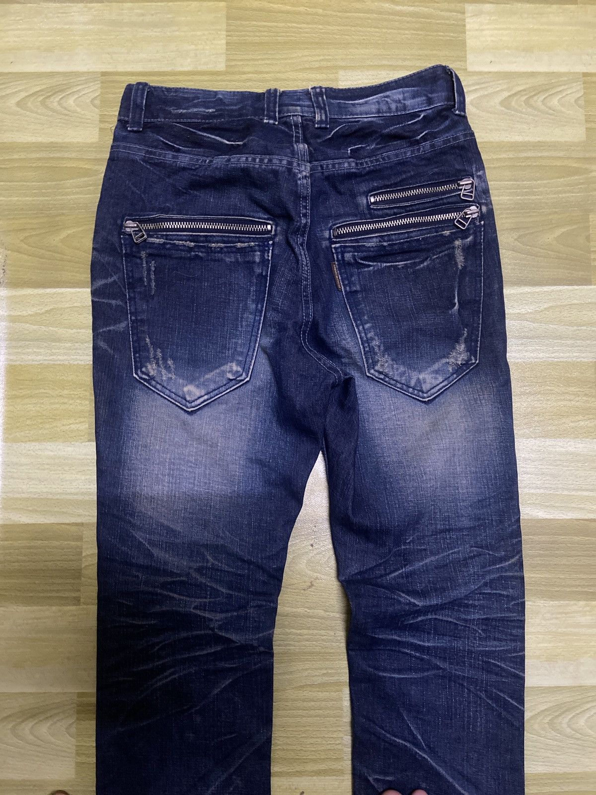 Issey Miyake Distressed CABANE DE ZUCCA DENIM REGULAR FITS Size US 31 - 5 Thumbnail