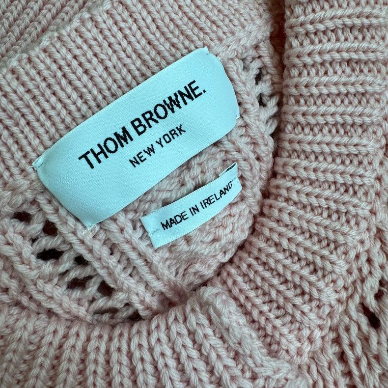 Thom Browne Thom Browne Coarse knit cardigans Size US XXS / EU 40 - 4 Thumbnail