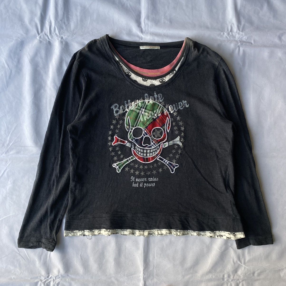 Beauty Beast × Hysteric Glamour × Japanese Brand Y2K Edgy Punk and Rock Skull Distressed Layered Style Size US L / EU 52-54 / 3 - 2 Thumbnail