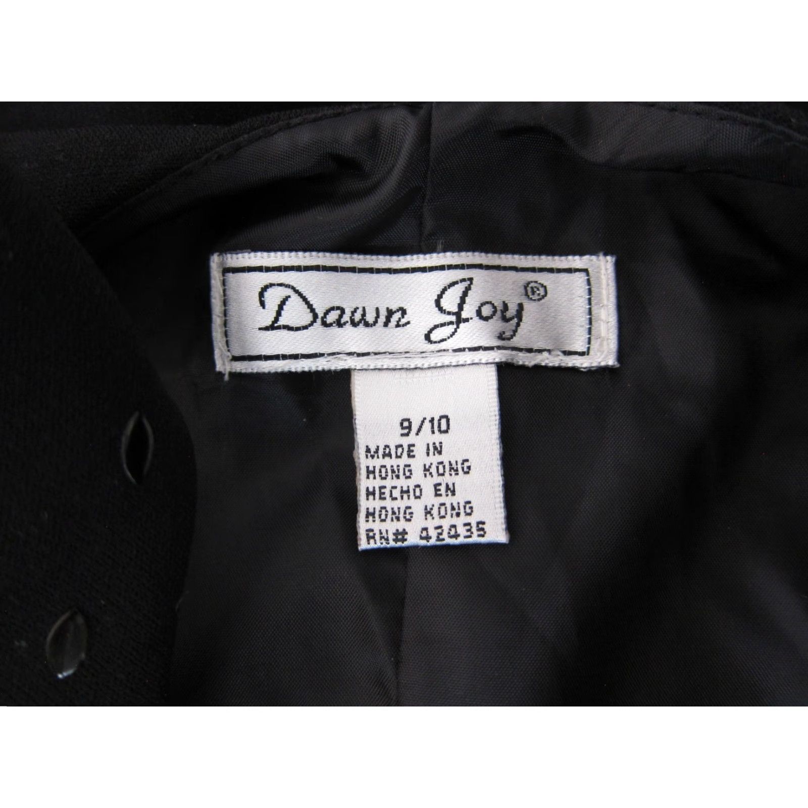 Vintage VINTAGE Dawn Joy Black Classic Sleeveless Tank Dress Women 9/10 Size M / US 6-8 / IT 42-44 - 3 Thumbnail