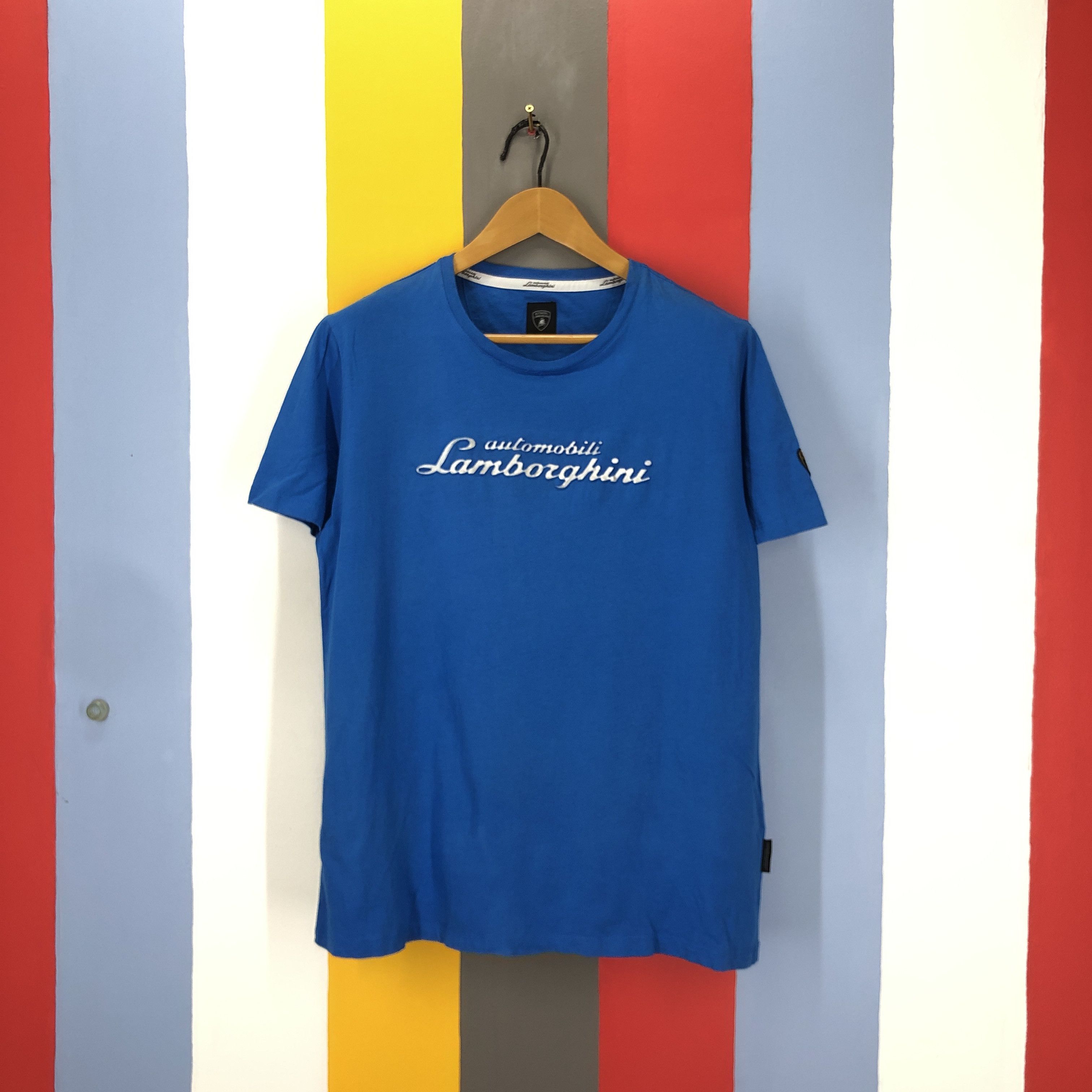 Lamborghini AUTOMOBILI LAMBORGHINI Crew Neck T Shirt #1516/AZ Size US L / EU 52-54 / 3 - 1 Thumbnail