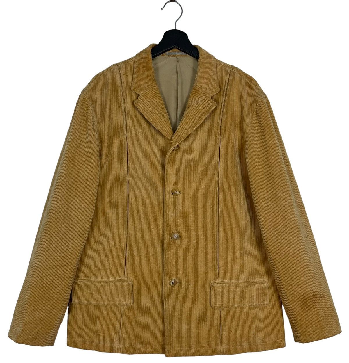 Yohji Yamamoto Vintage Yohji Yamamoto Corduroy Cowboy Jacket Size US L / EU 52-54 / 3 - 1 Thumbnail