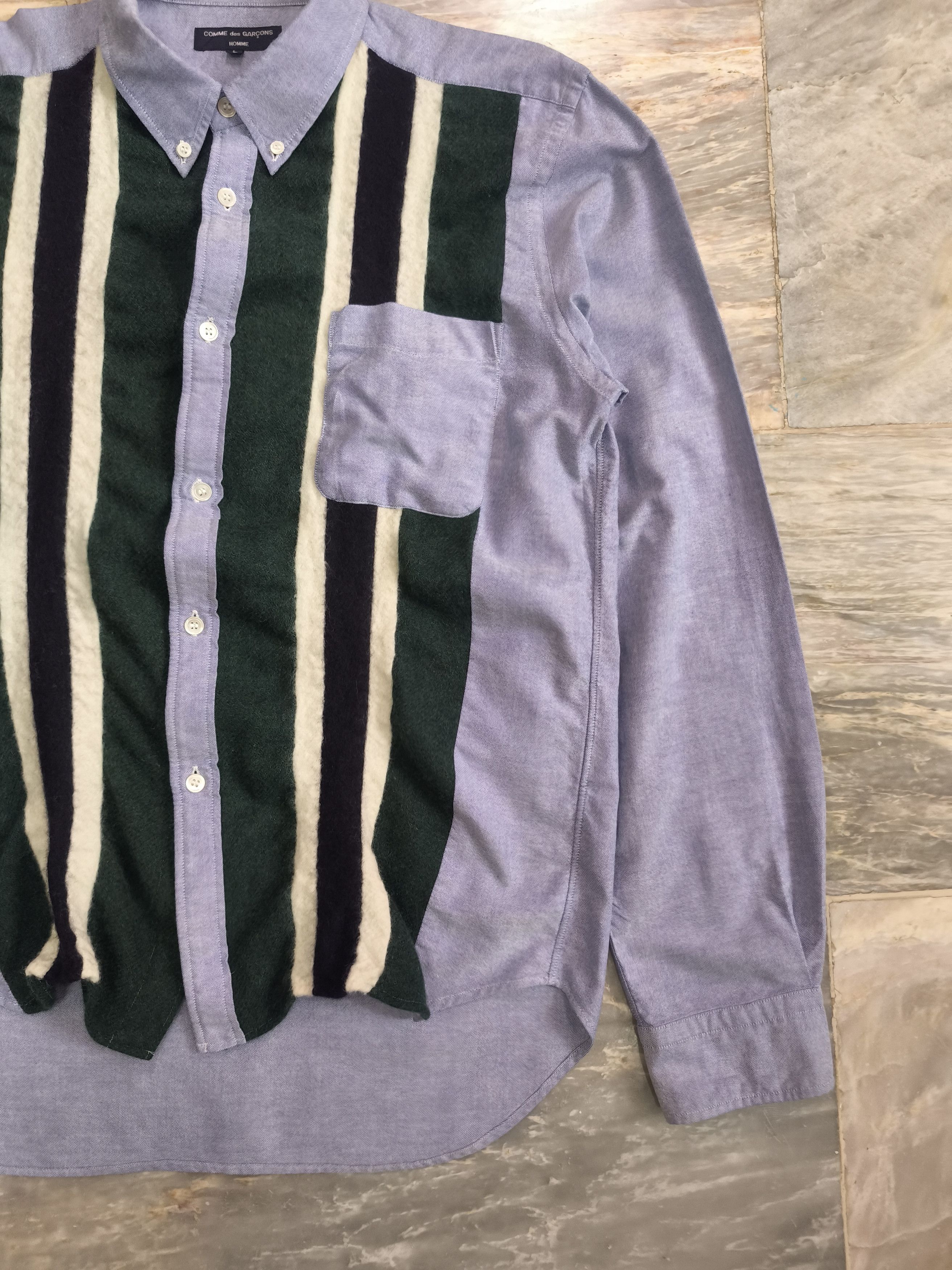 Comme des Garcons Homme Comme des Garcons Homme conversion shirt Size US L / EU 52-54 / 3 - 3 Thumbnail