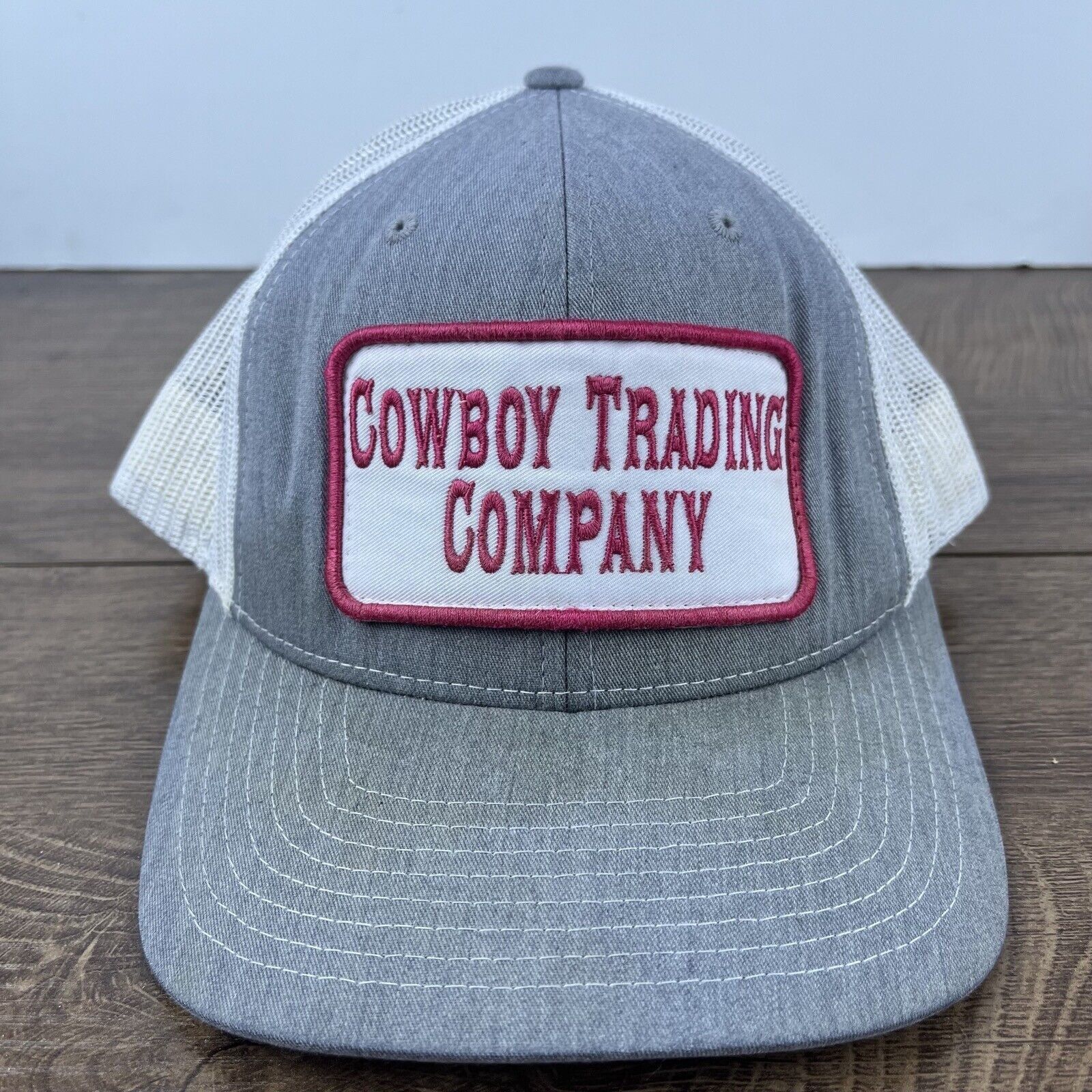 Other Cowboy Trading Company Hat Snapback Hat Gray Adjustable Hat Size ONE SIZE - 2 Thumbnail