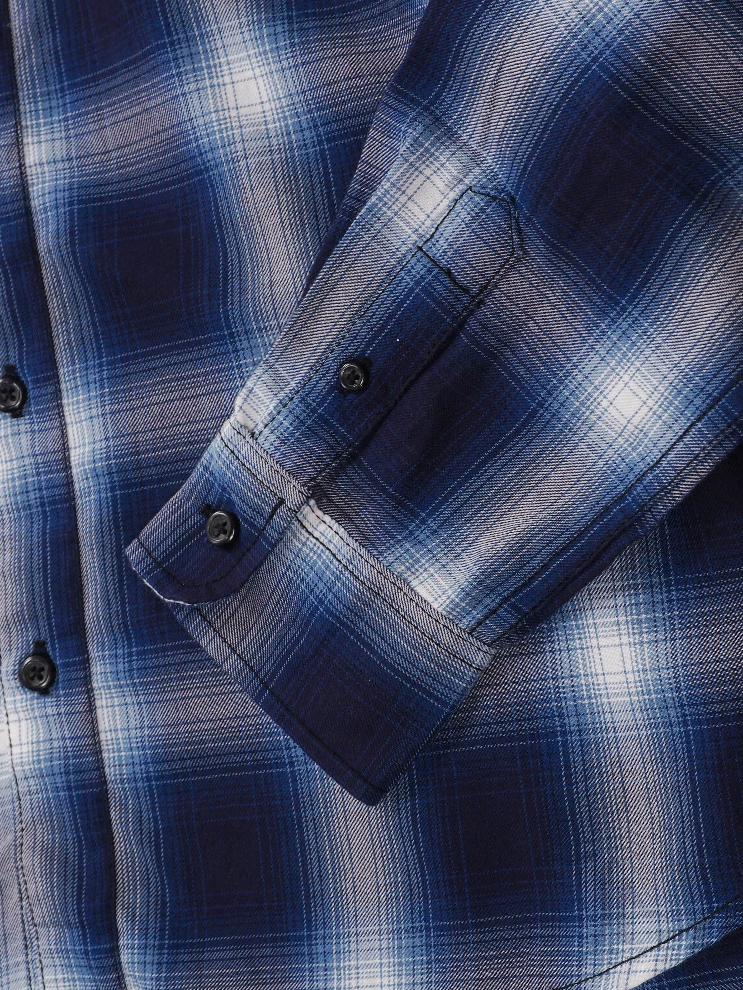 Japanese Brand LHP Japan Star Paint Plaid Flannel Shirt Size US L / EU 52-54 / 3 - 10 Thumbnail