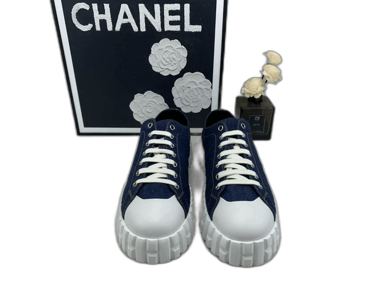 Hermes hermes cross denim blue sneakers Size US 10 / EU 43 - 1 Thumbnail