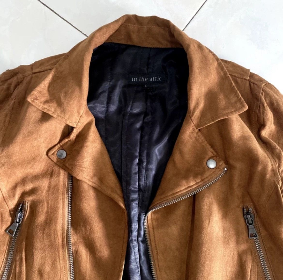 If Six Was Nine × In The Attic × Le Grande Bleu (L.G.B.) In the Attic Bikers Jacket Size US L / EU 52-54 / 3 - 2 Thumbnail