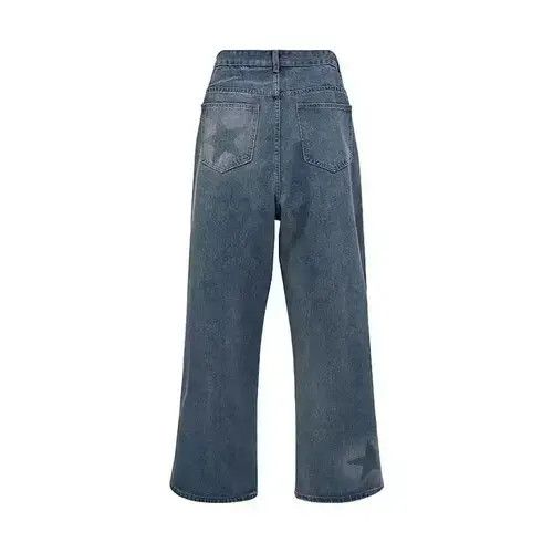 Jean washed fade distressed flare pants Size US 28 / EU 44 - 4 Thumbnail