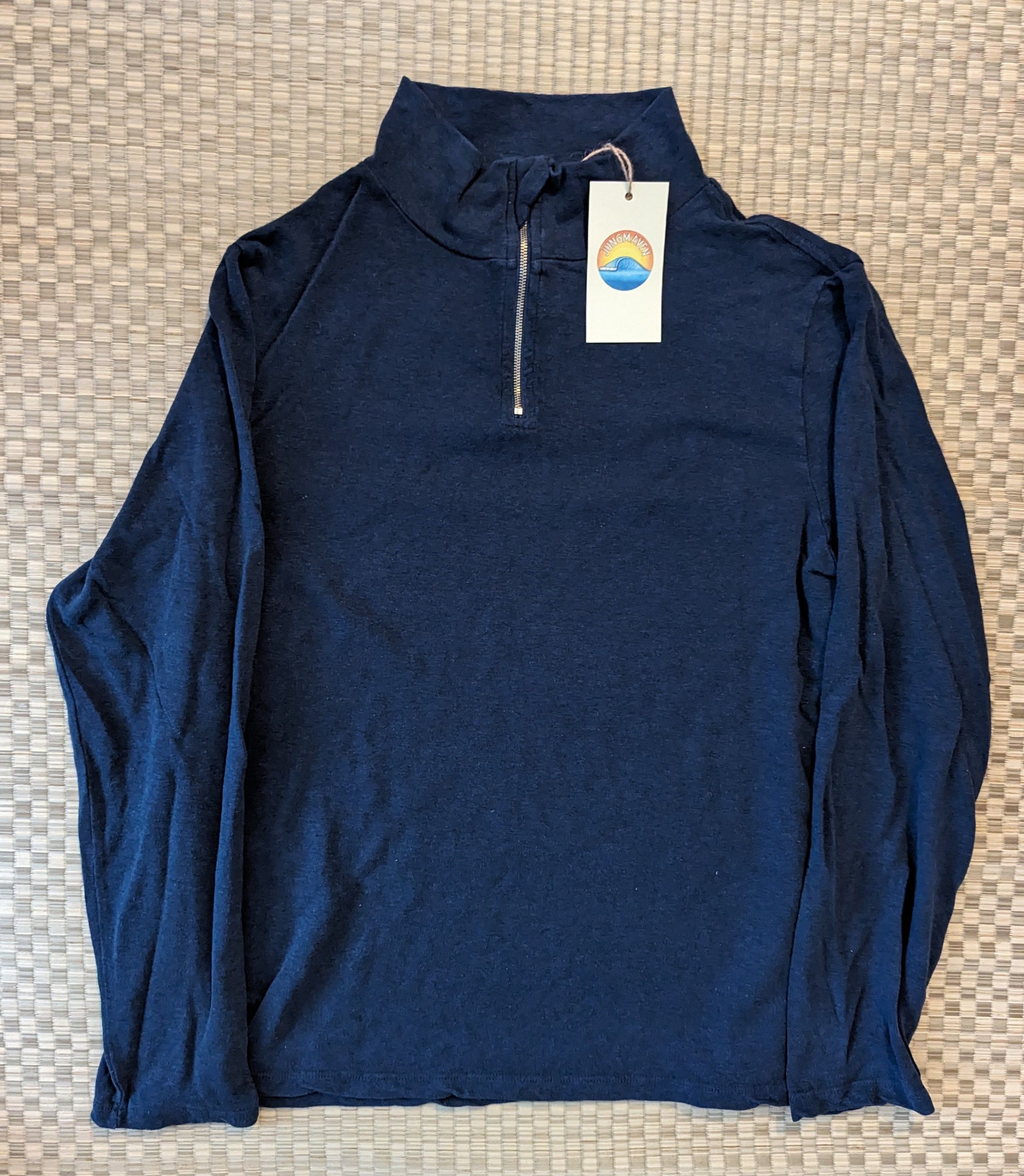 Jungmaven NWT Jungmaven IWEYOU Hemp Merino Wool 1/4 Zip Sweatshirt Size US M / EU 48-50 / 2 - 1 Thumbnail