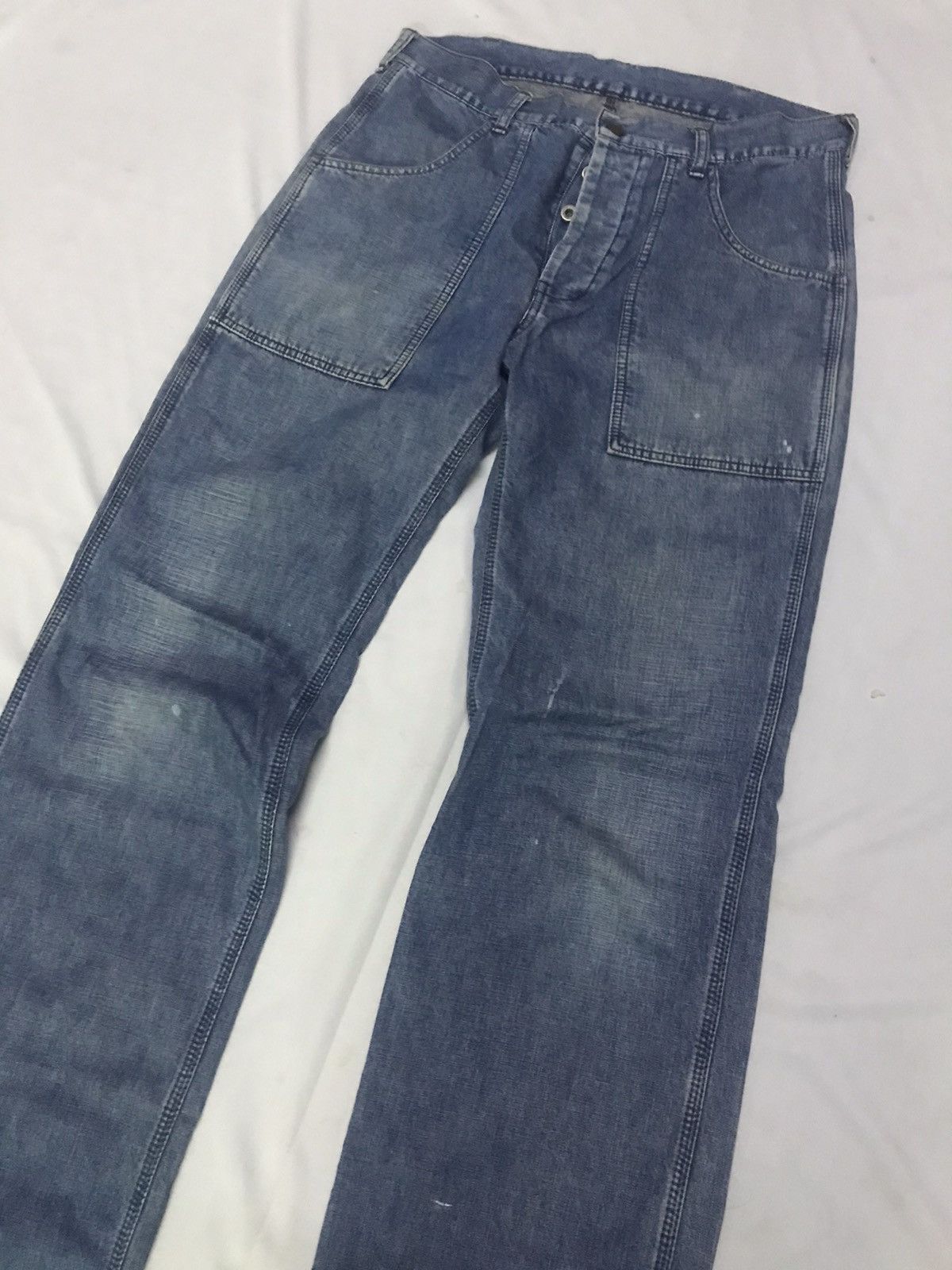 URBAN RESEARCH DOORS Urban Research Door - Baker Jeans Buckle Back Wide Leg Jeans Size US 32 / EU 48 - 4 Thumbnail