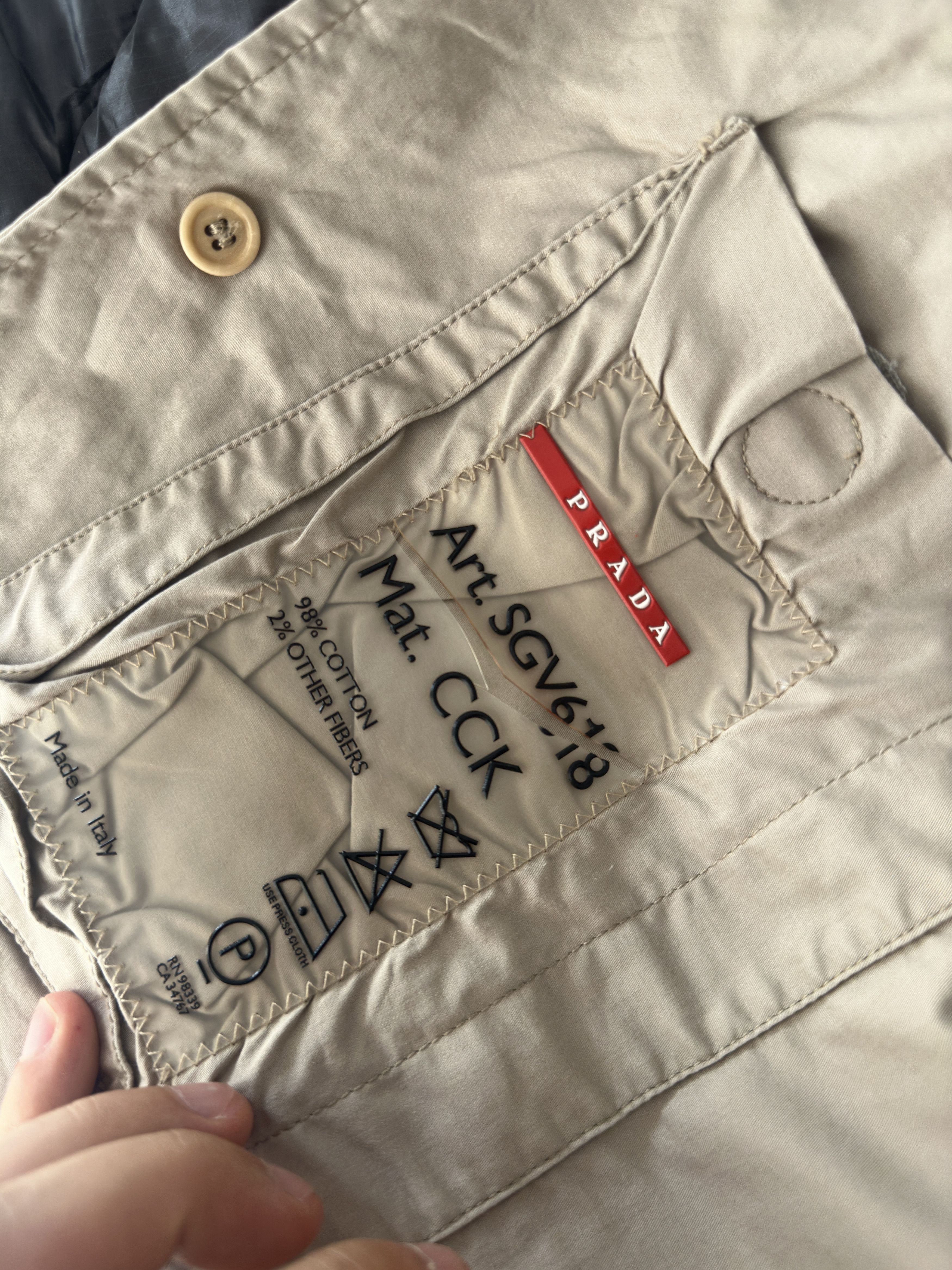 Prada Prada Milano Sgb 618 Mat ckk Bomber Light Jacket Siz 50 M L Size US M / EU 48-50 / 2 - 10 Thumbnail