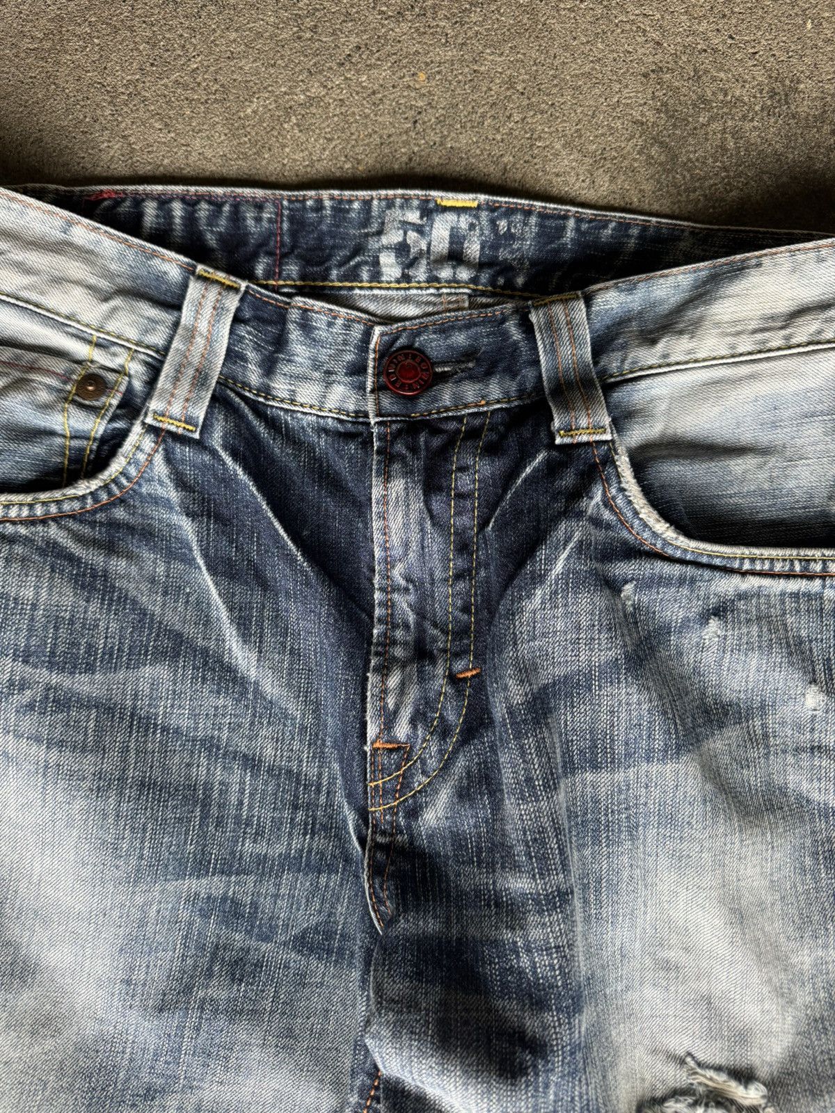 Edwin Edwin Japan Distressed Denim Size US 32 / EU 48 - 2 Thumbnail