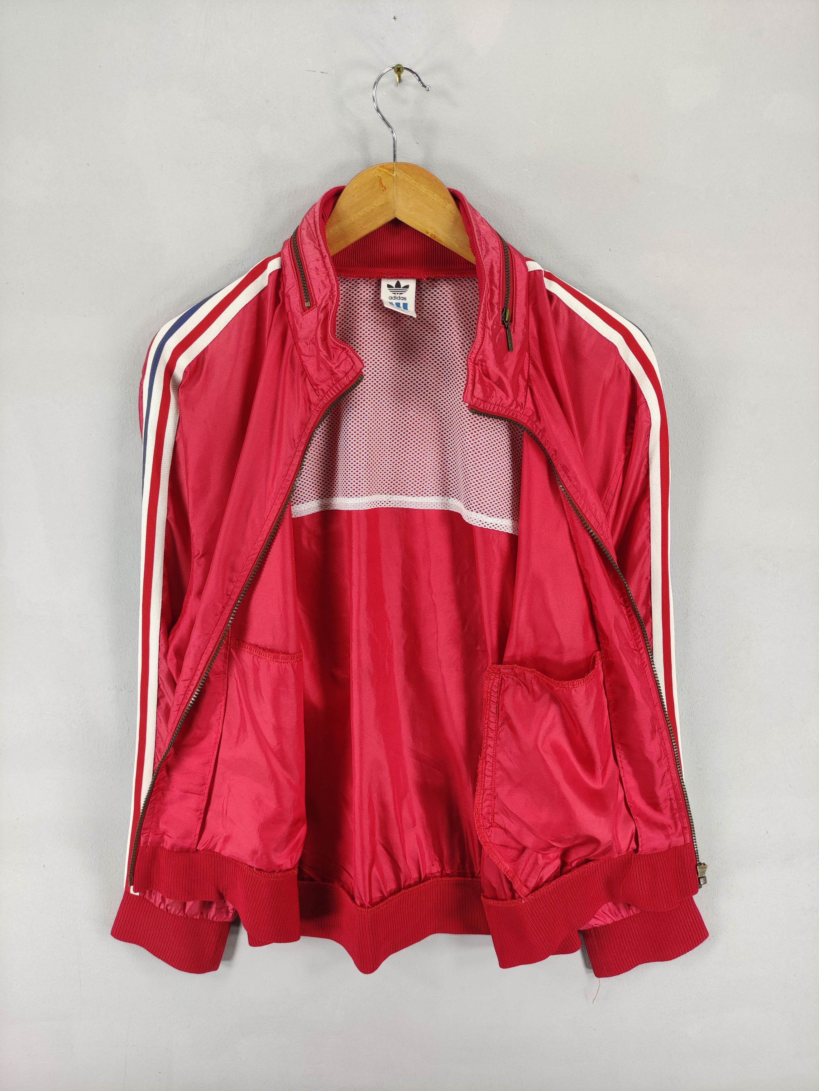 Adidas Vintage Adidas Jaspo Sweater Jacket Striped Zipper Hoodie Size US L / EU 52-54 / 3 - 9 Thumbnail