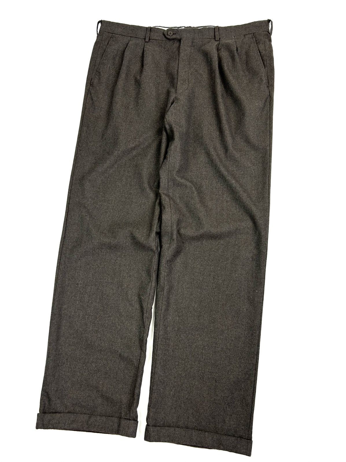 Brioni Archive Brioni Sport Wool Casual Pants Brown Old Money Size US 36 / EU 52 - 5 Thumbnail