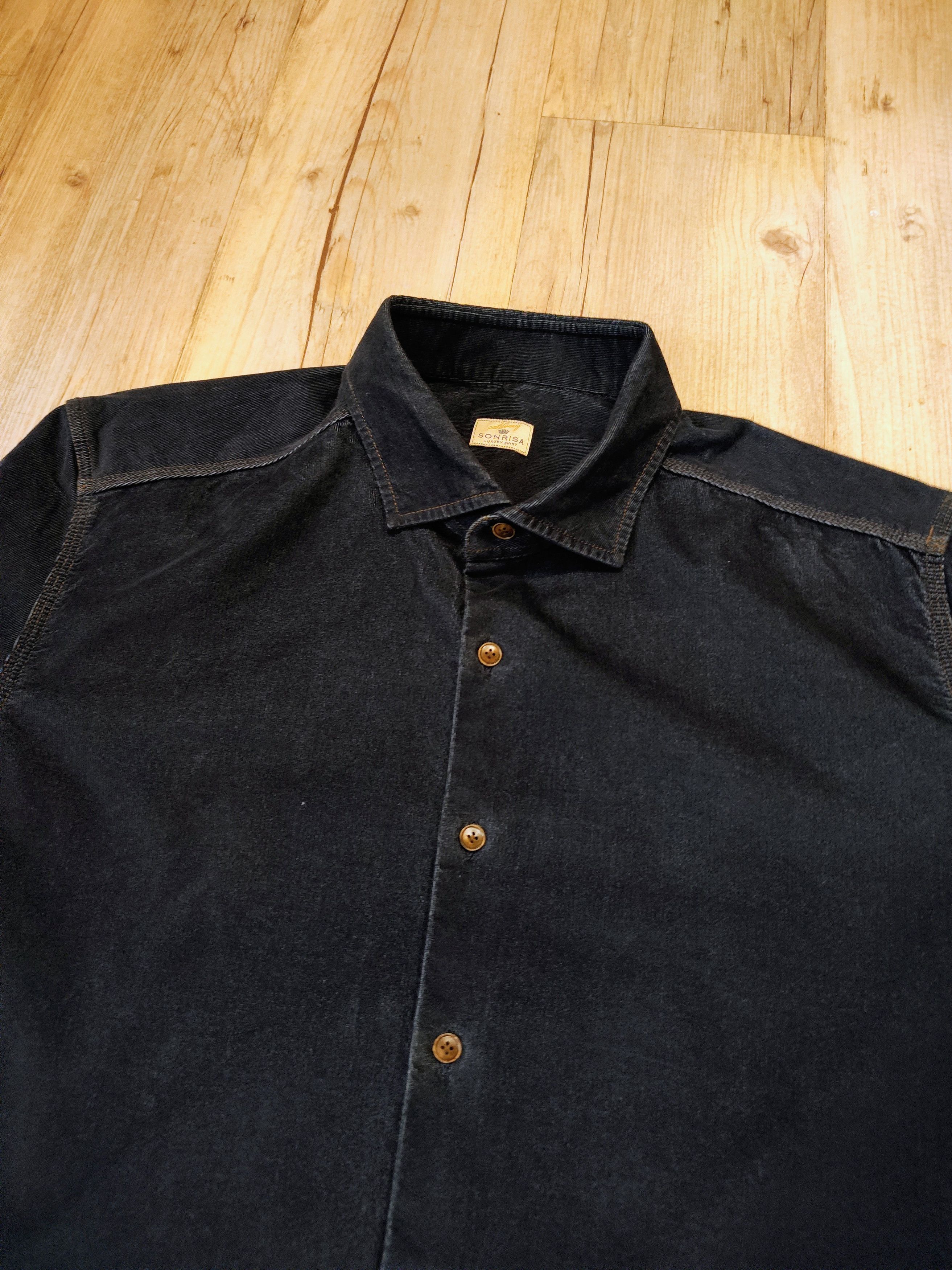 SONRA Sonrisa corduroy shirt.Like Brioni or Thom Browne Size US L / EU 52-54 / 3 - 3 Thumbnail