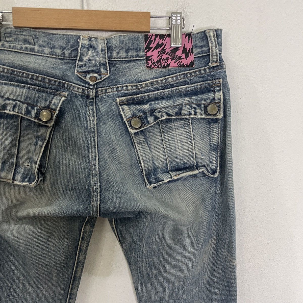 Japanese Brand Vintage Rna Store Distressed Denim Jeans Size 30" / US 8 / IT 44 - 8 Thumbnail