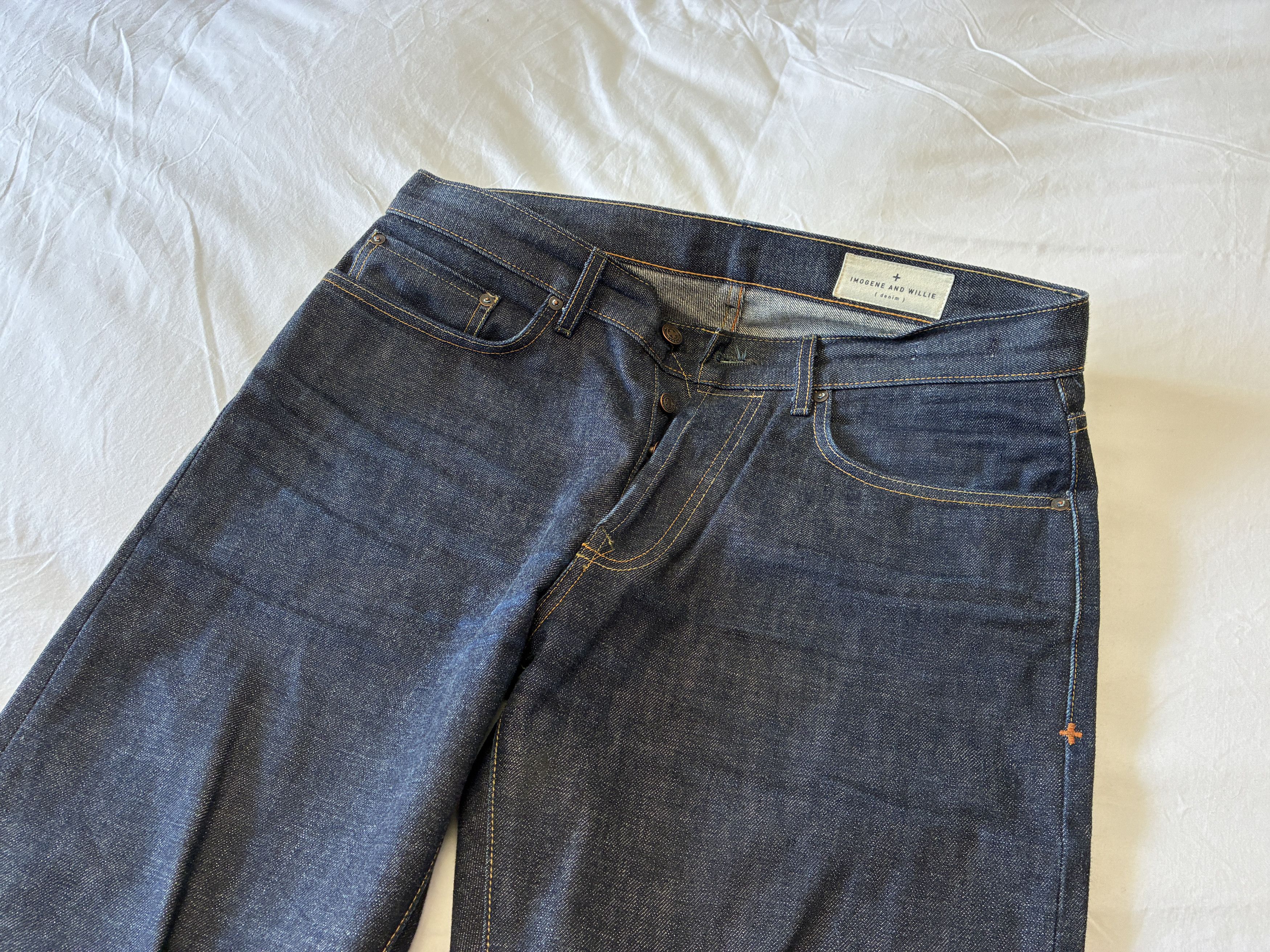 Imogene + Willie Imogene + Willie willie indigo rigid denim jp Size US 33 - 6 Thumbnail
