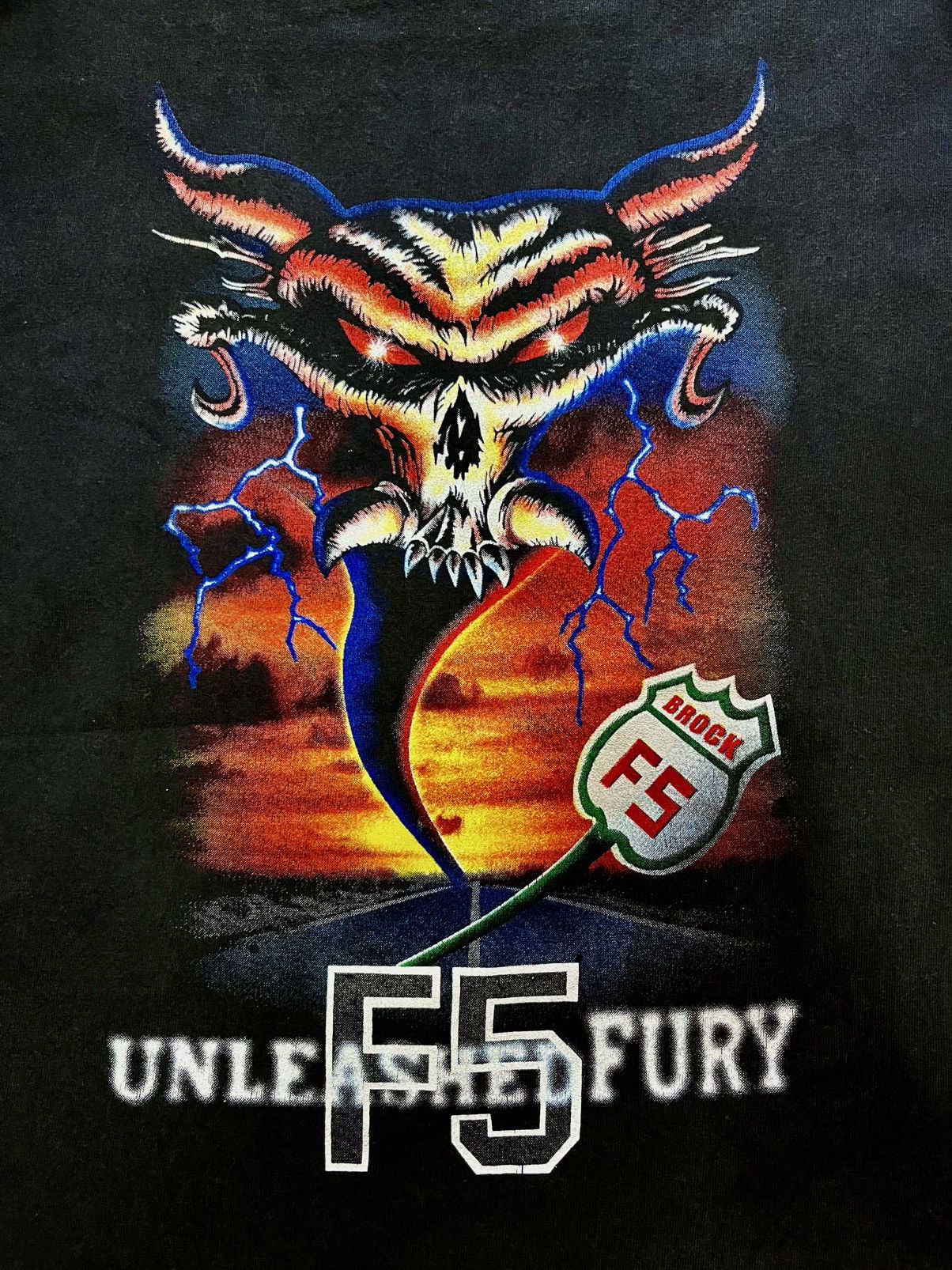 WWF F5 Unleashed Brock Lesnar Shirt Size US M / EU 48-50 / 2 - 4 Thumbnail