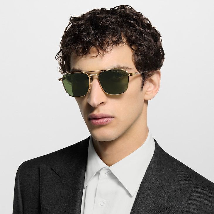 Louis Vuitton LV Signature Metal Square Sunglasses Size ONE SIZE - 2 Thumbnail