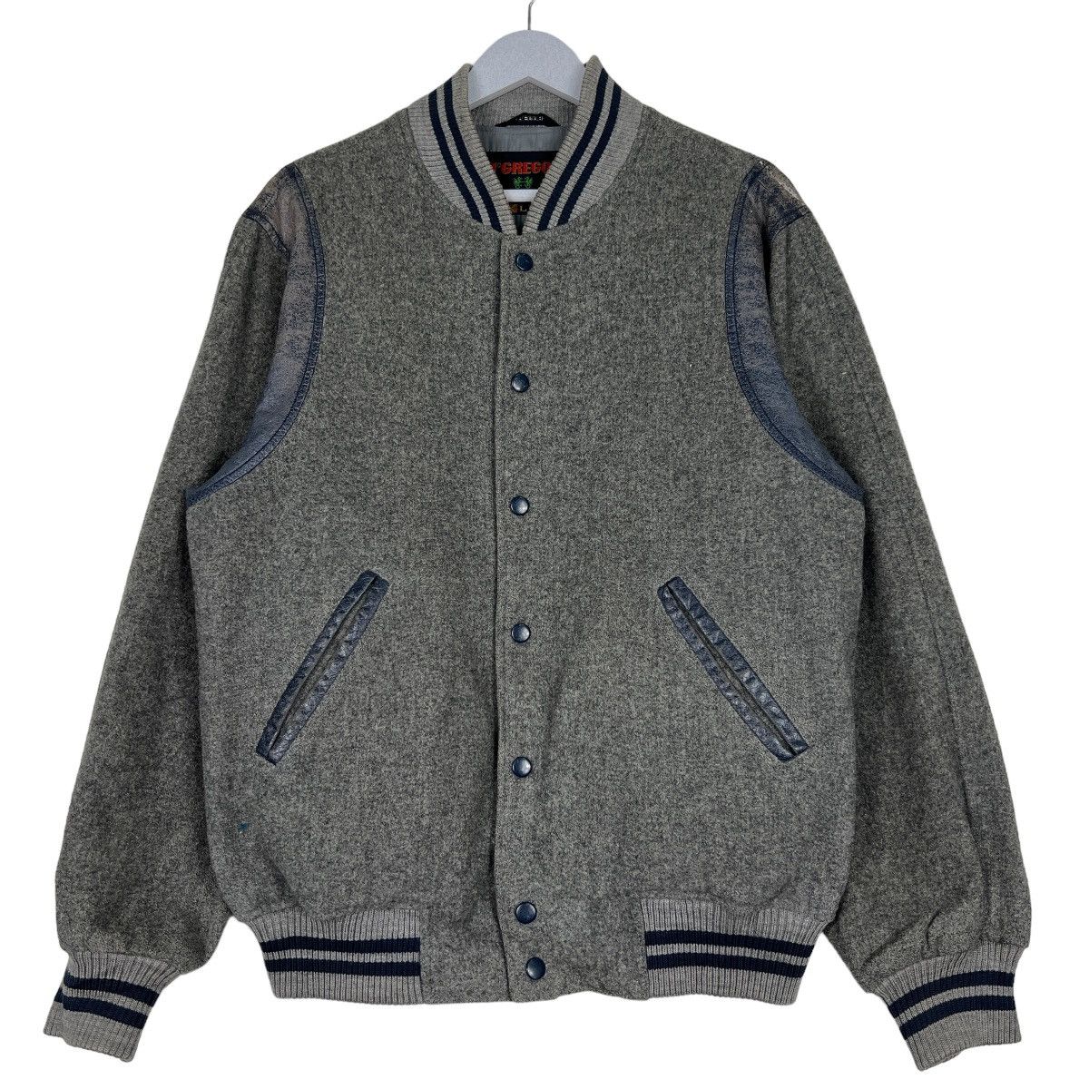 🔥 VINTAGE 80s MCGREGOR WOOL BOMBER JACKET