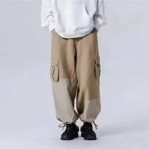 Other 20AW Indigo Union Japan Khaki Patchwork Worker Pants Size US 32 / EU 48 - 3 Thumbnail