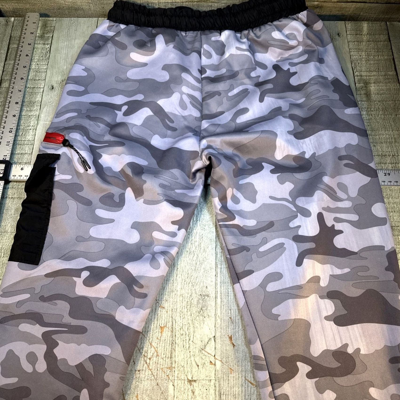 AMO Camo Jogger Gray Medium Men Pants Activewear Camouflage M Regular Athletic Style Men Size US 31 - 4 Thumbnail