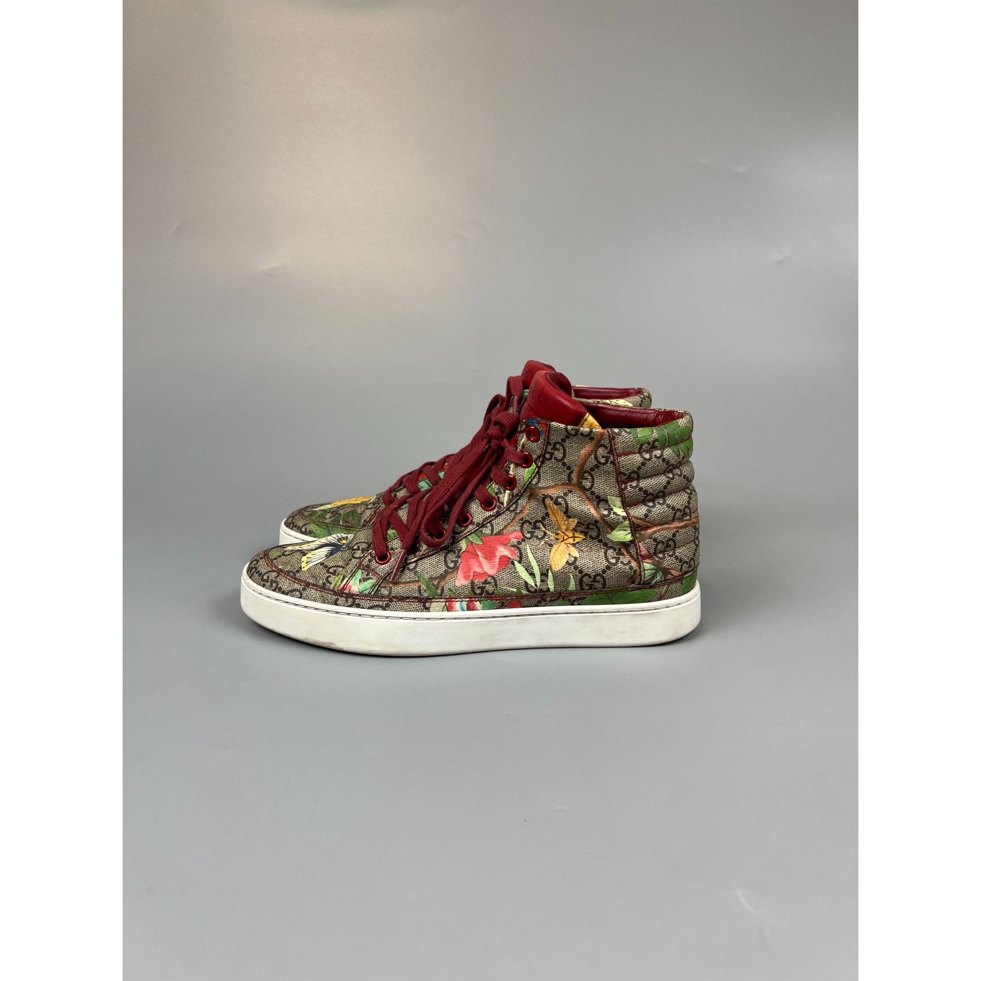 Gucci Gucci Guccissima Monogram Canvas Hi Top Sneakers Size UK 6.5 Size US 9 / IT 39 - 4 Thumbnail