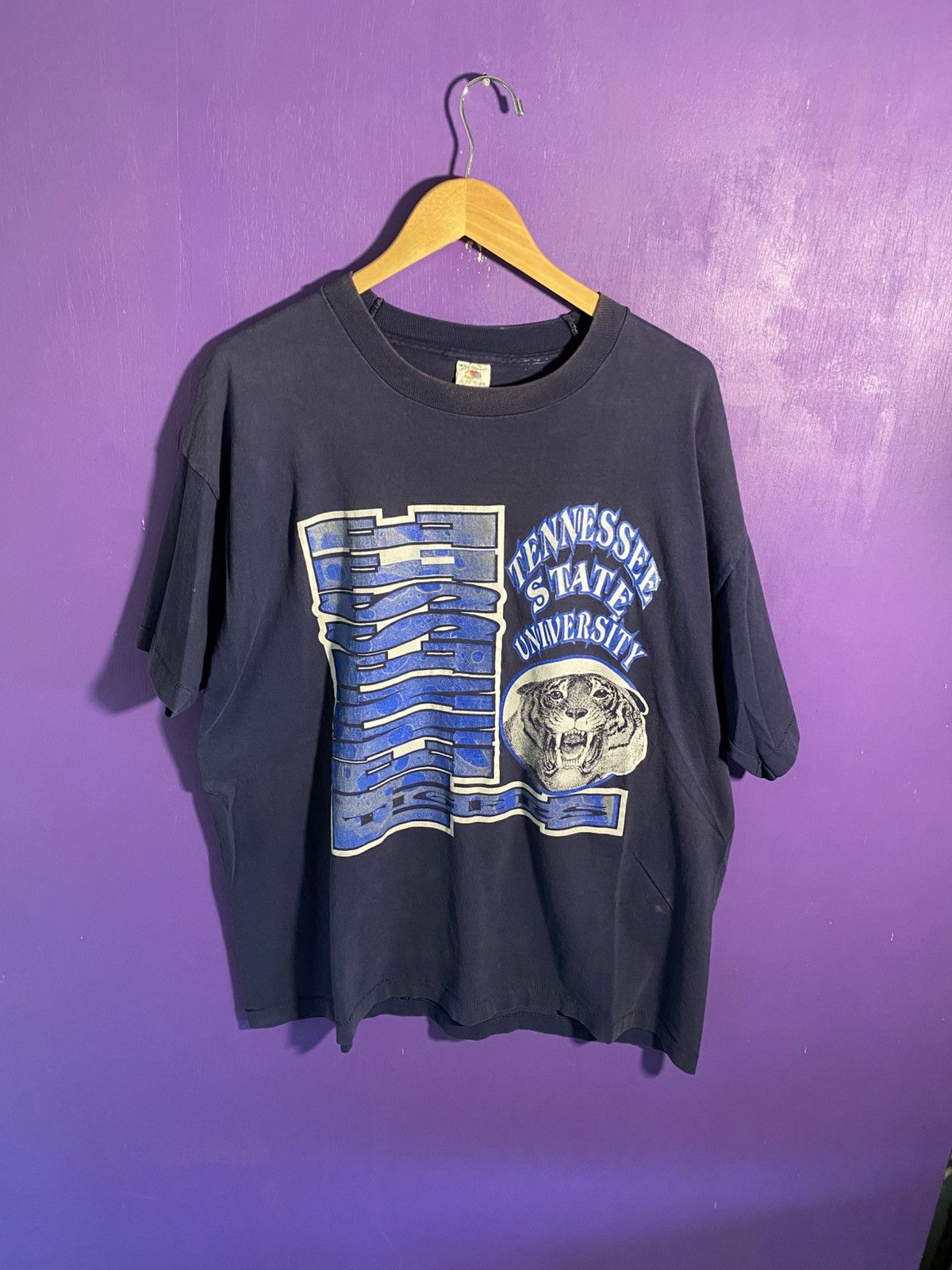 Vintage Vintage 90s Tennessee state university tigers t-shirt Size US XXL / EU 58 / 5 - 1 Thumbnail