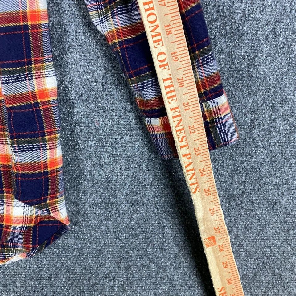 Other Free Press Button Up Top Women's XS Plaid Long Sleeve Cotton Size XS / US 0-2 / IT 36-38 - 5 Thumbnail