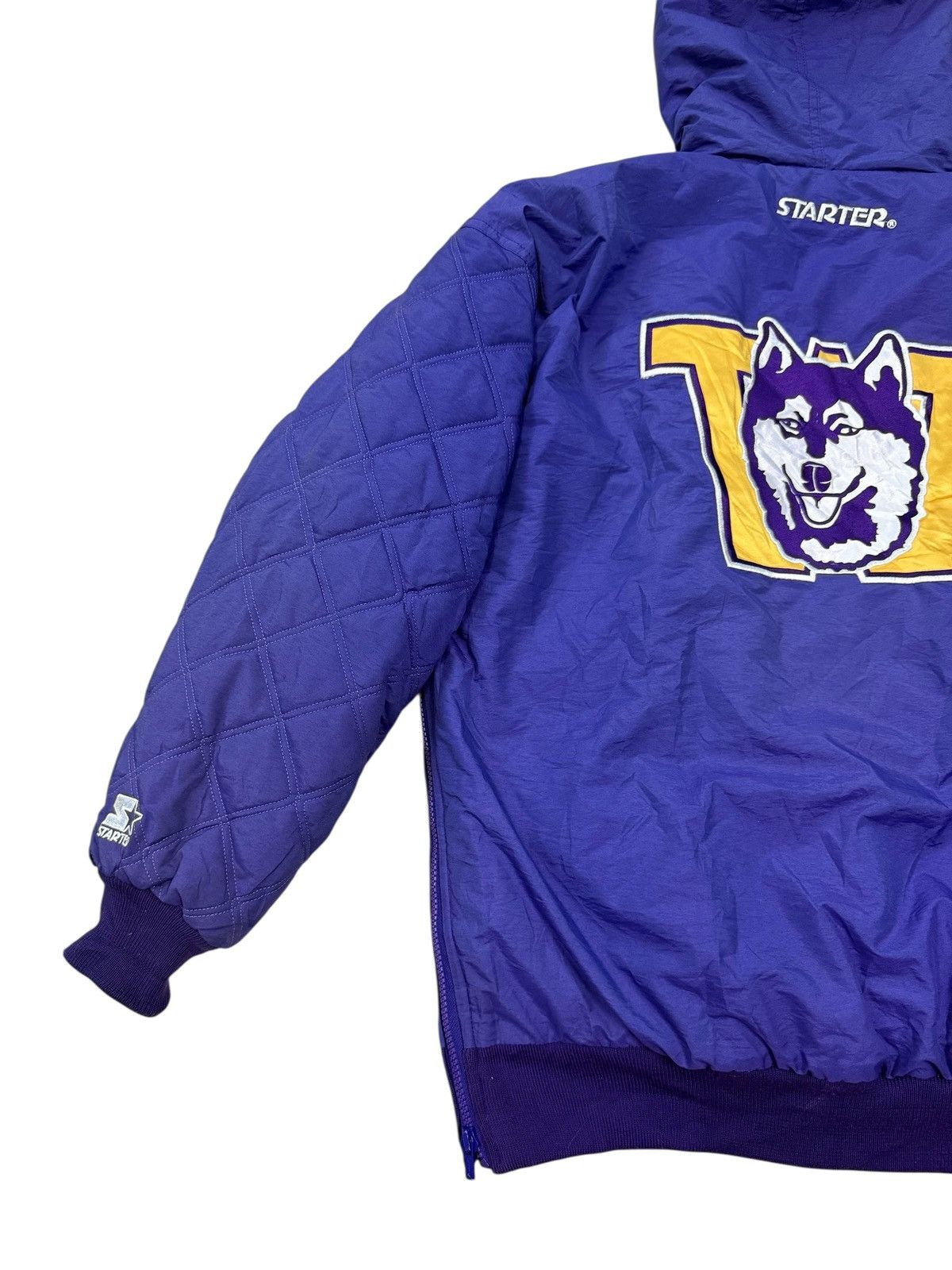 Kanto Starter RARE VINTAGE 90s STARTER HUSKIES PUFFER JACKET Size US XL / EU 56 / 4 - 4 Thumbnail