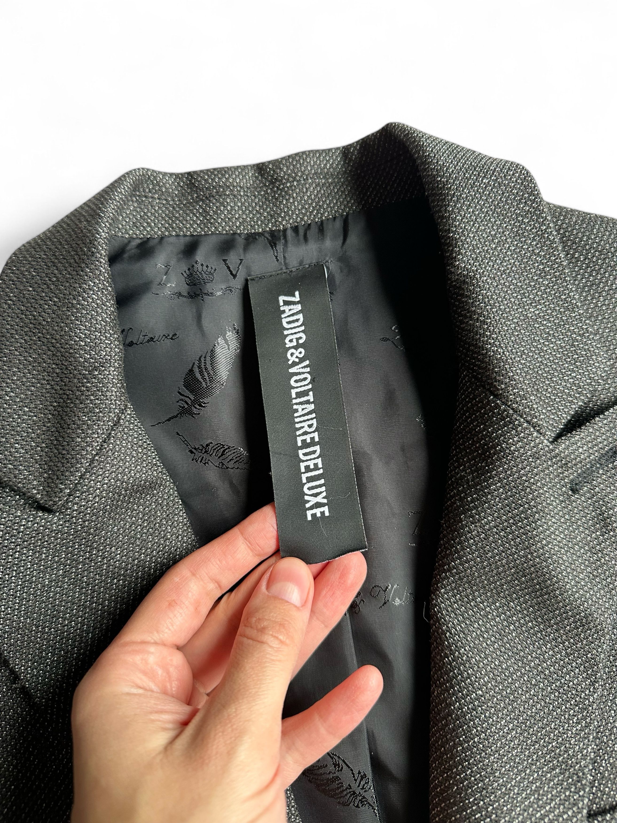 Zadig & Voltaire Zadig & Voltaire Deluxe Crystal Scarab Beetle Blazer Jacket Size M / US 6-8 / IT 42-44 - 2 Thumbnail