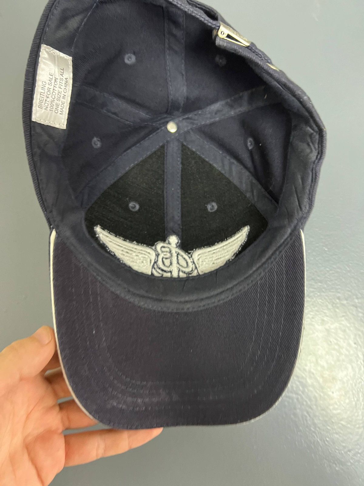 Breitling Vintage Authentic Breitling Air 14 Cap Watch Hat B 1884 OS Size ONE SIZE - 10 Thumbnail