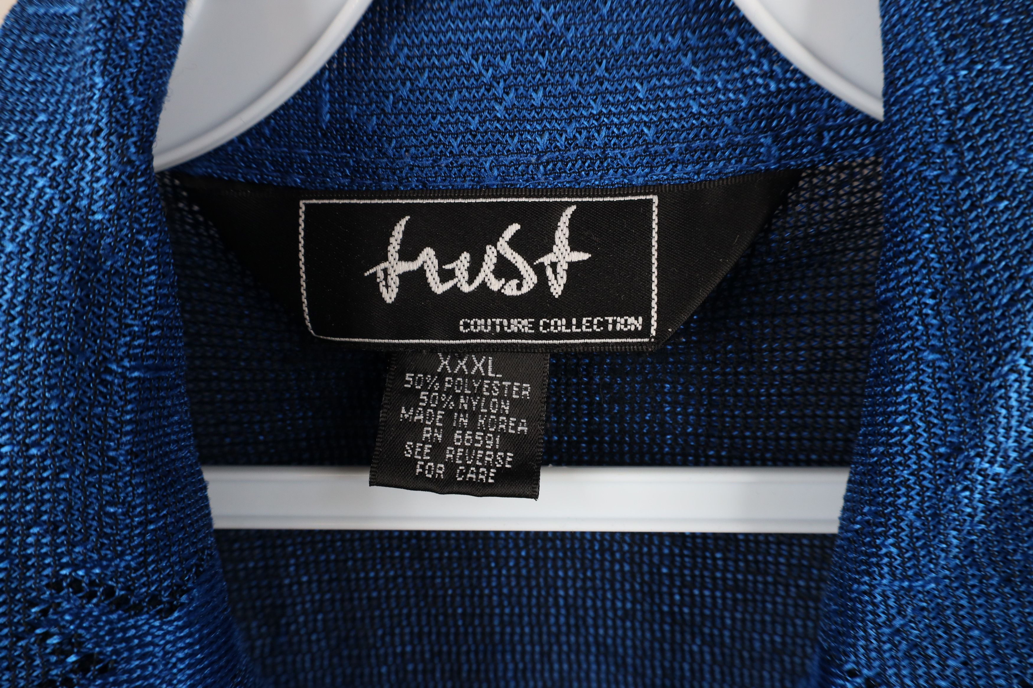 Vintage Vintage 90s Y2K Streetwear All Over Print Knit Button Shirt Size US XXL / EU 58 / 5 - 5 Thumbnail