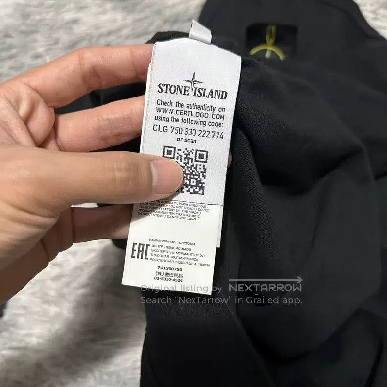 Stone Island Stone Island Round neck sweater basic sweater black XL cod Size US XL / EU 56 / 4 - 5 Thumbnail