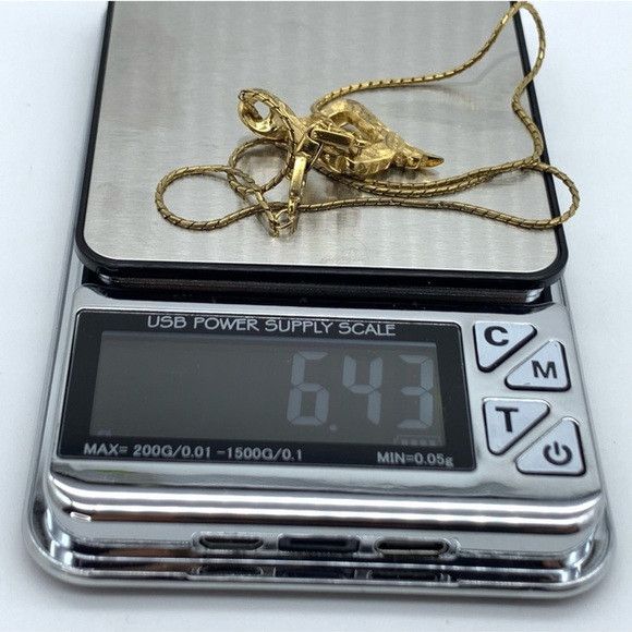 Givenchy Vintage Givenchy Gold Plated Pendant Necklace Size ONE SIZE - 11 Thumbnail