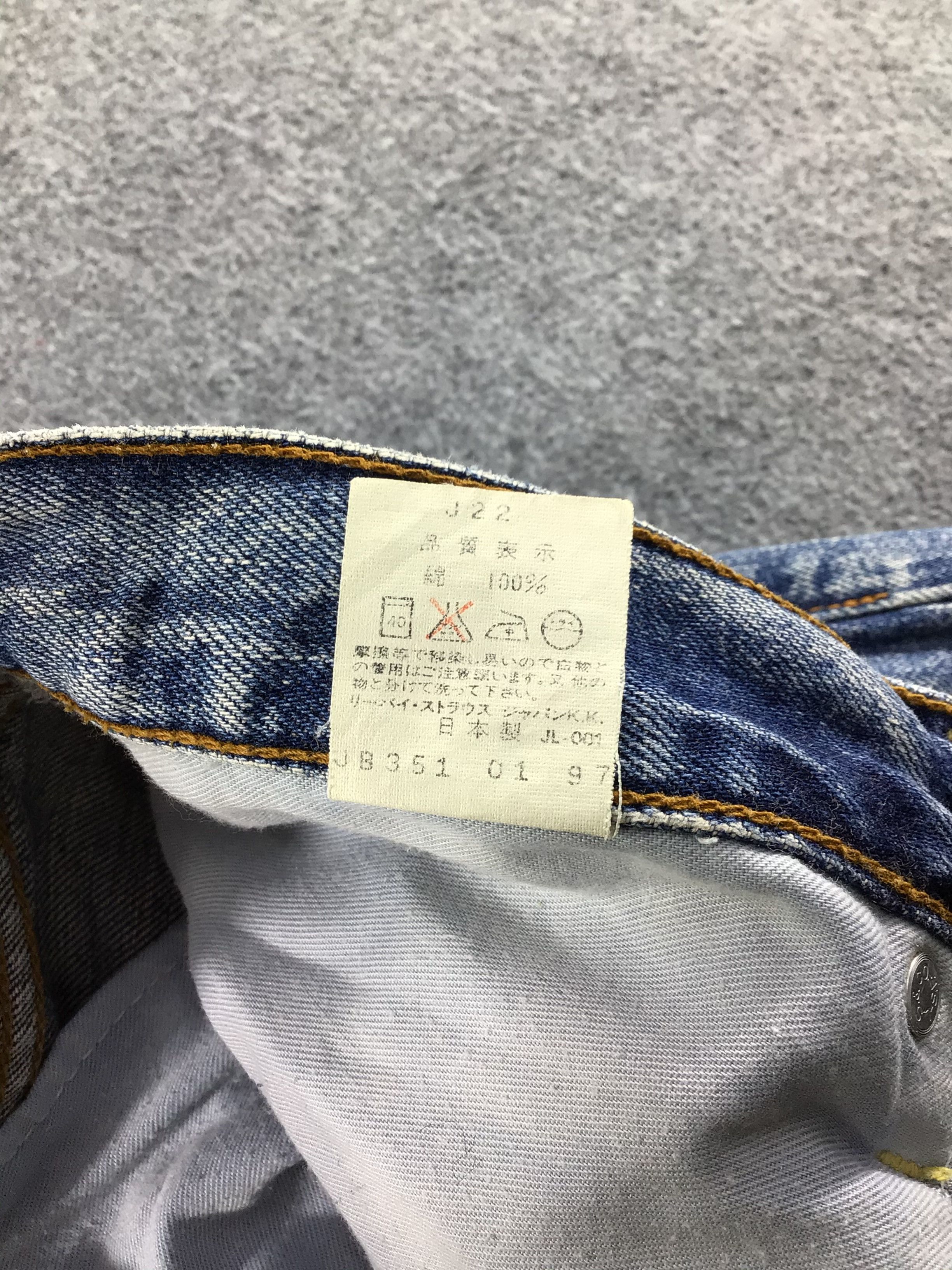 Levi's 90s Vintage Levis 504 Jeans-JM106 Size US 34 / EU 50 - 10 Thumbnail