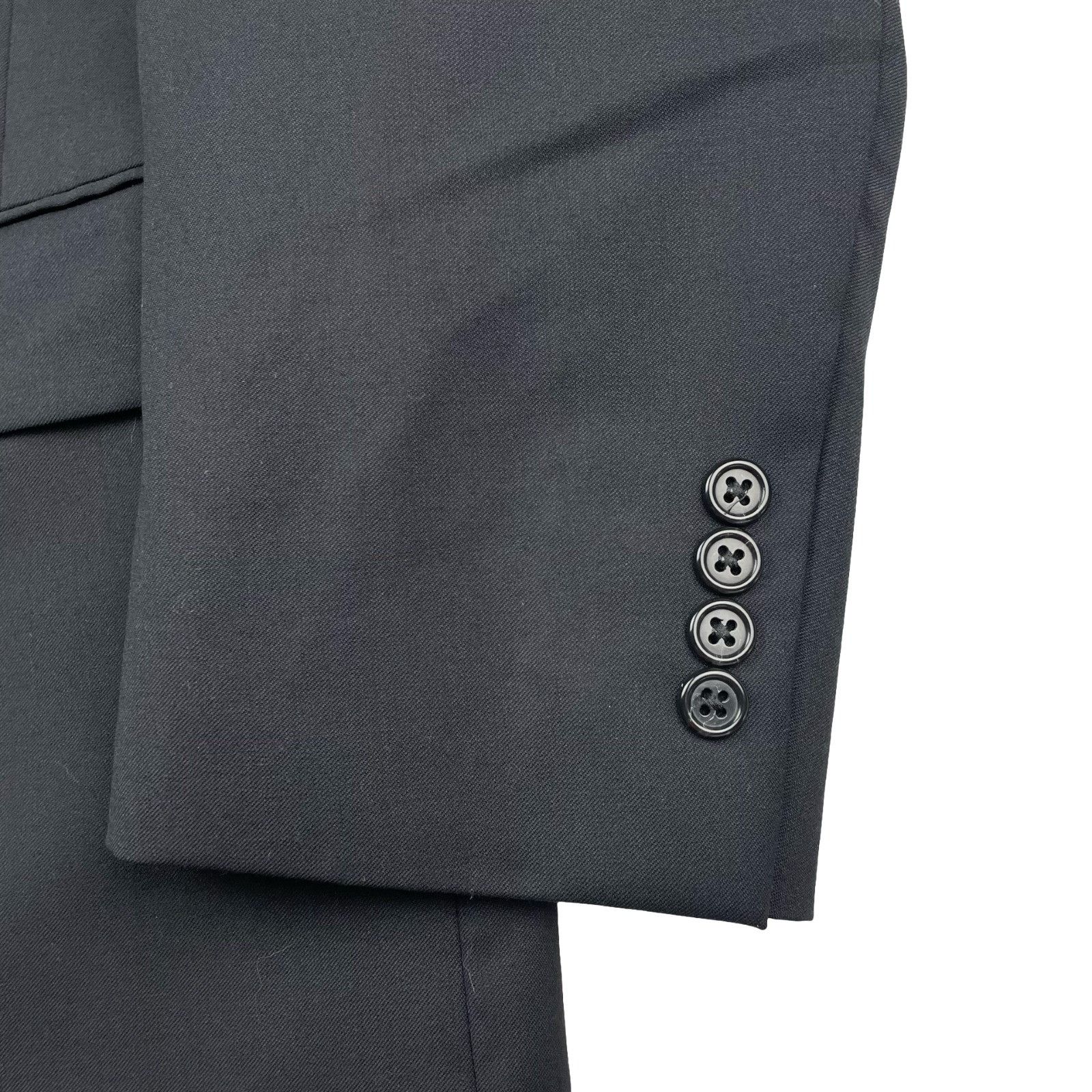 Jos. A. Bank Jos. A. Bank Men’s 100% Wool 3-Button Blazer Jacket Black • Size 42L - 4 Thumbnail