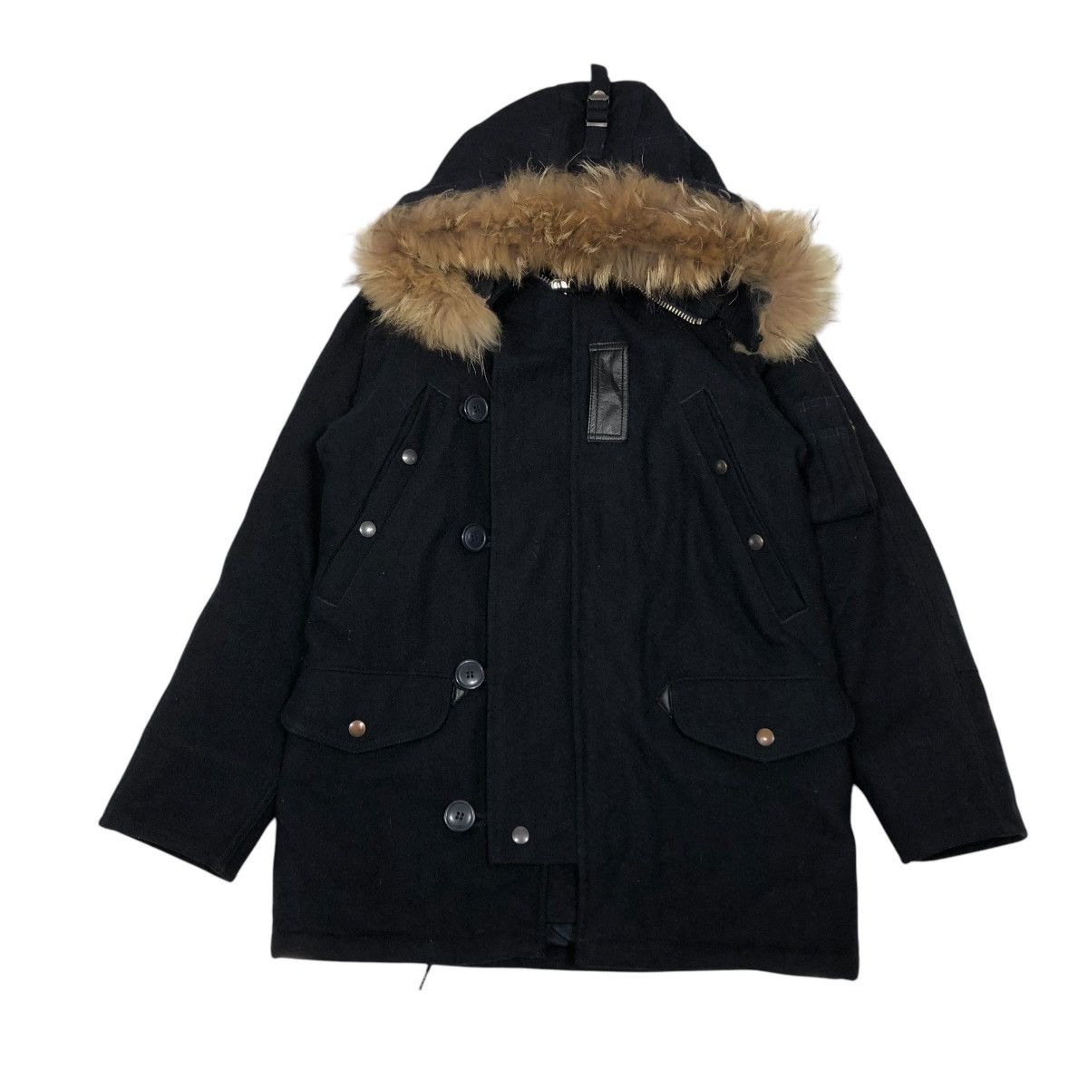 Alpha Industries 🔥VINTAGE PARKA JACKET ALPHA INDUSTRIES USA MINK FUR HOODIE Size US S / EU 44-46 / 1 - 1 Thumbnail