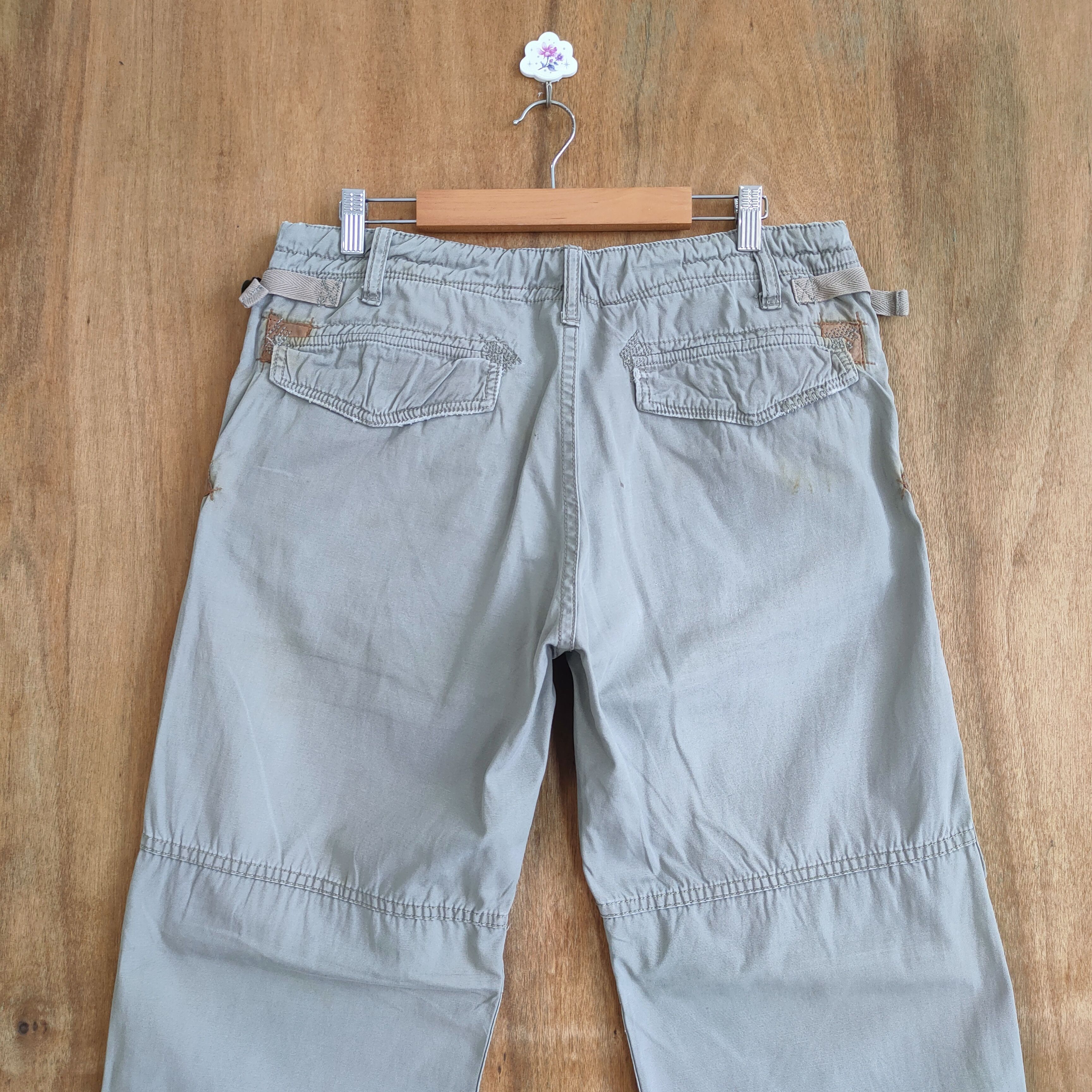 Japanese Brand VINTAGE GREY B NUMBER CARGO PANTS Size US 34 / EU 50 - 10 Thumbnail